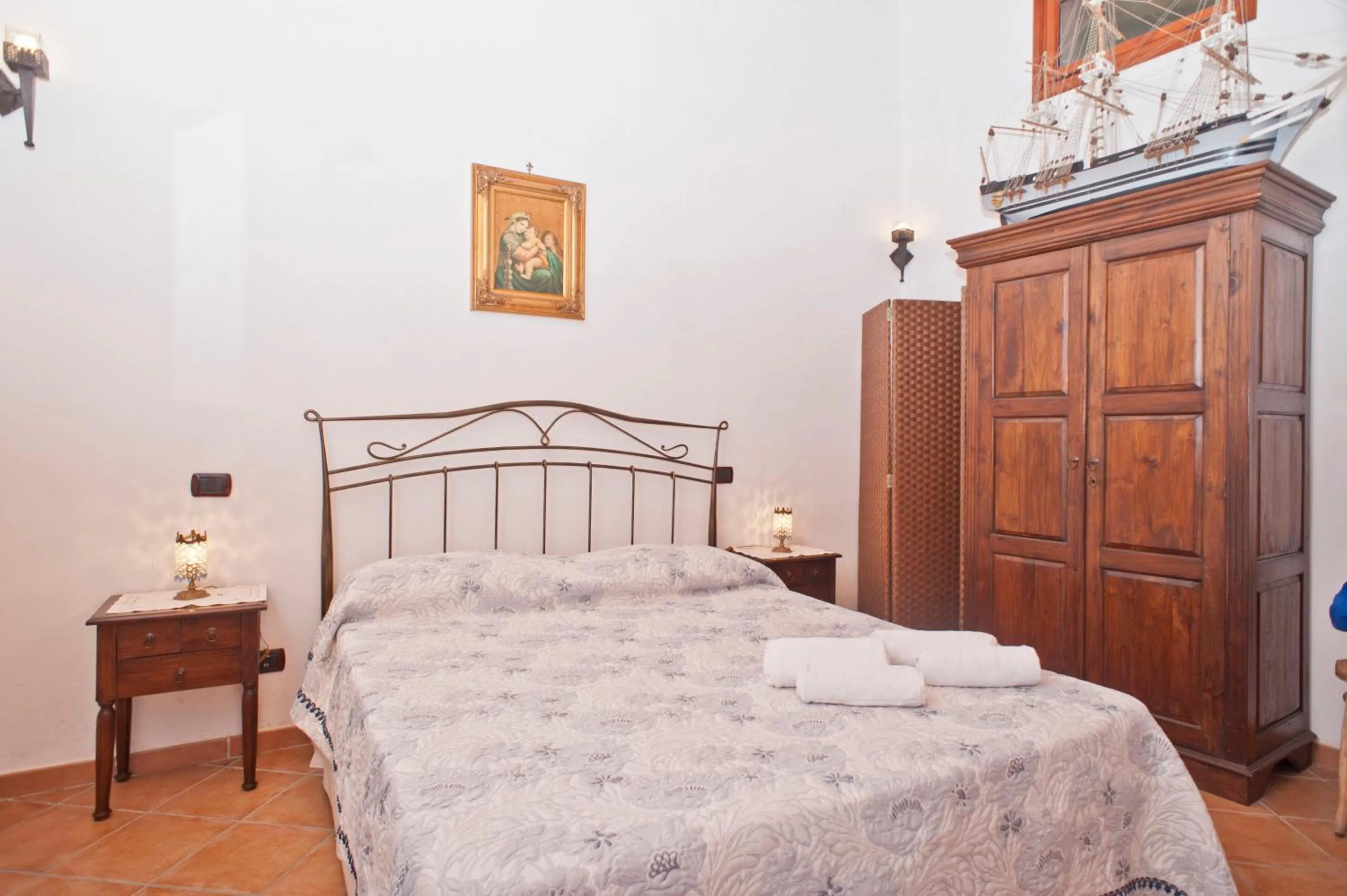 Bedroom in Villa La Roccia - Arienzo