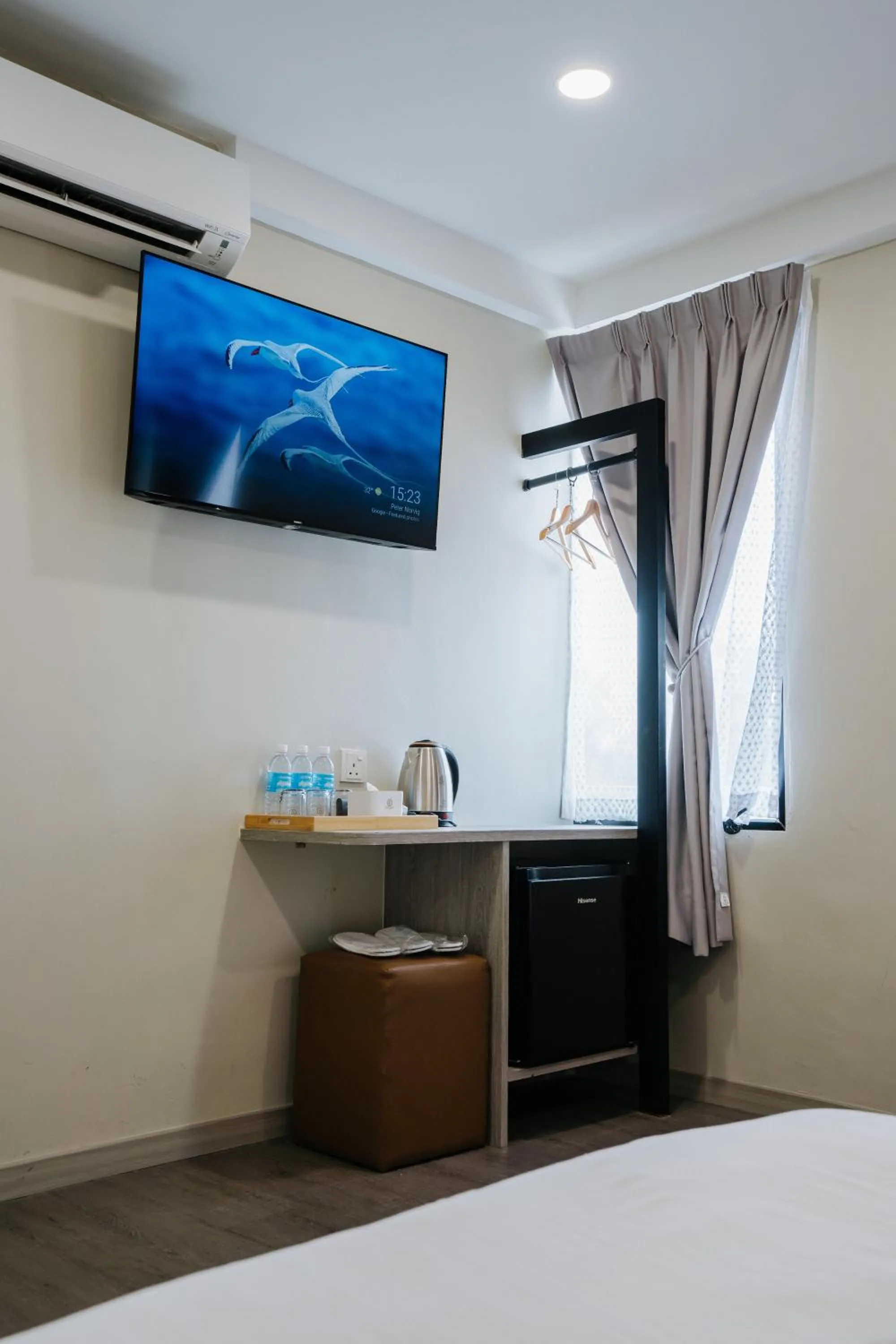 Bed in Wangs Hotel Gurney Drive