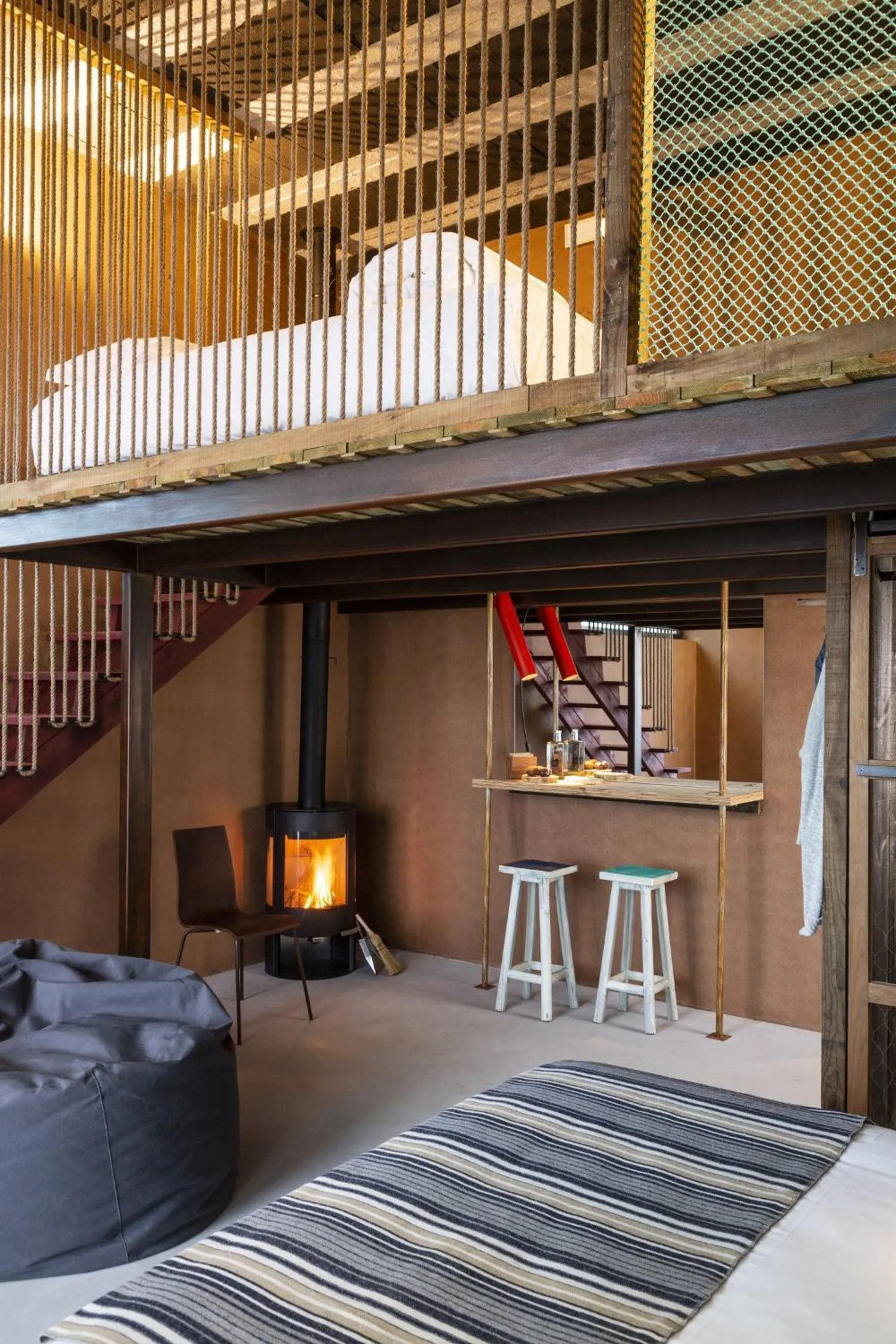 Bed in Noah Surf House Portugal