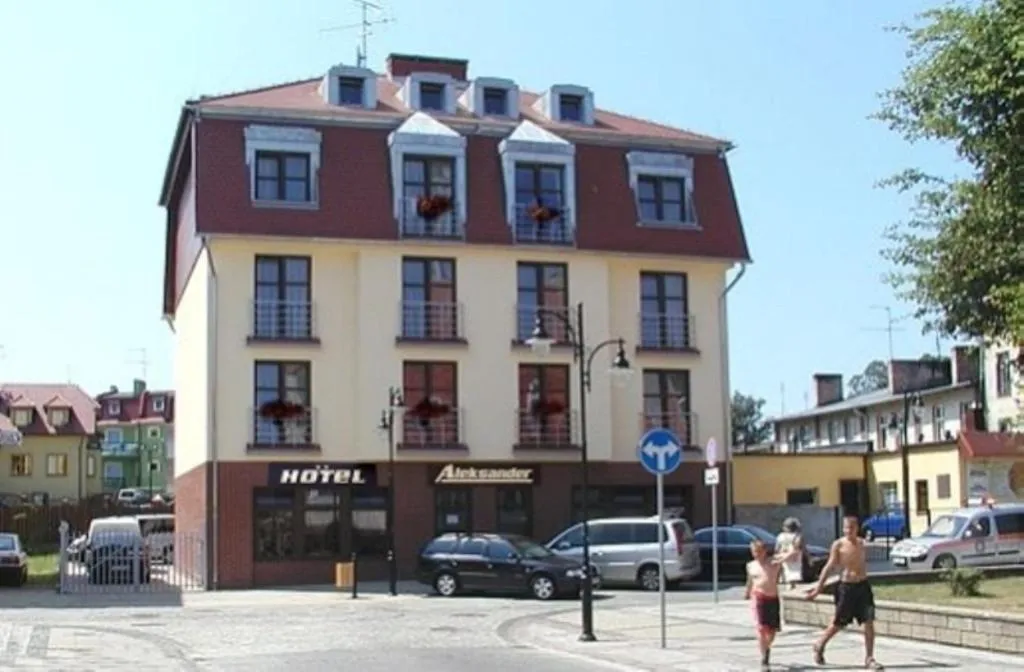 Facade/entrance in Hotel Aleksander