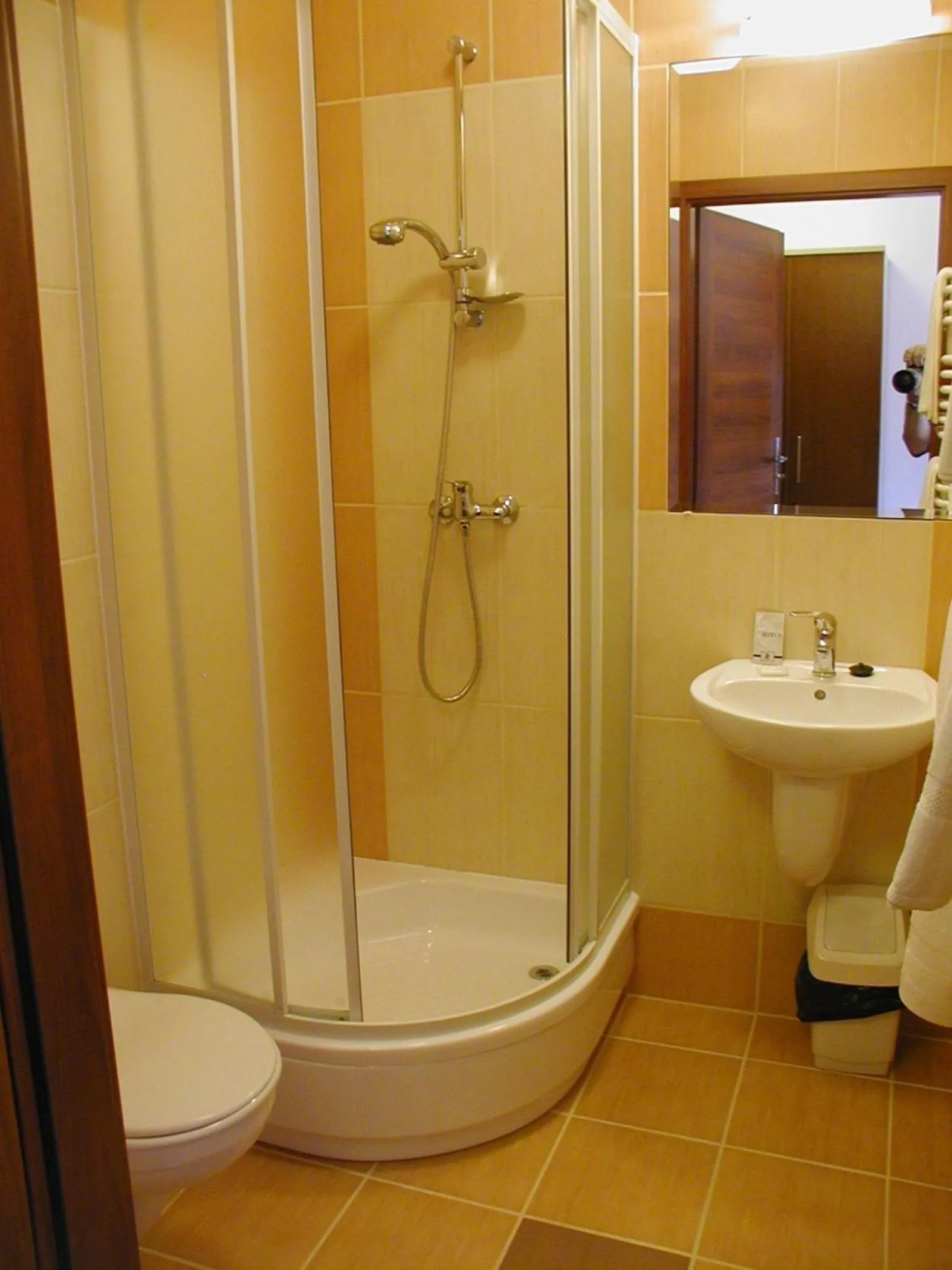 Shower in Hotel Aleksander