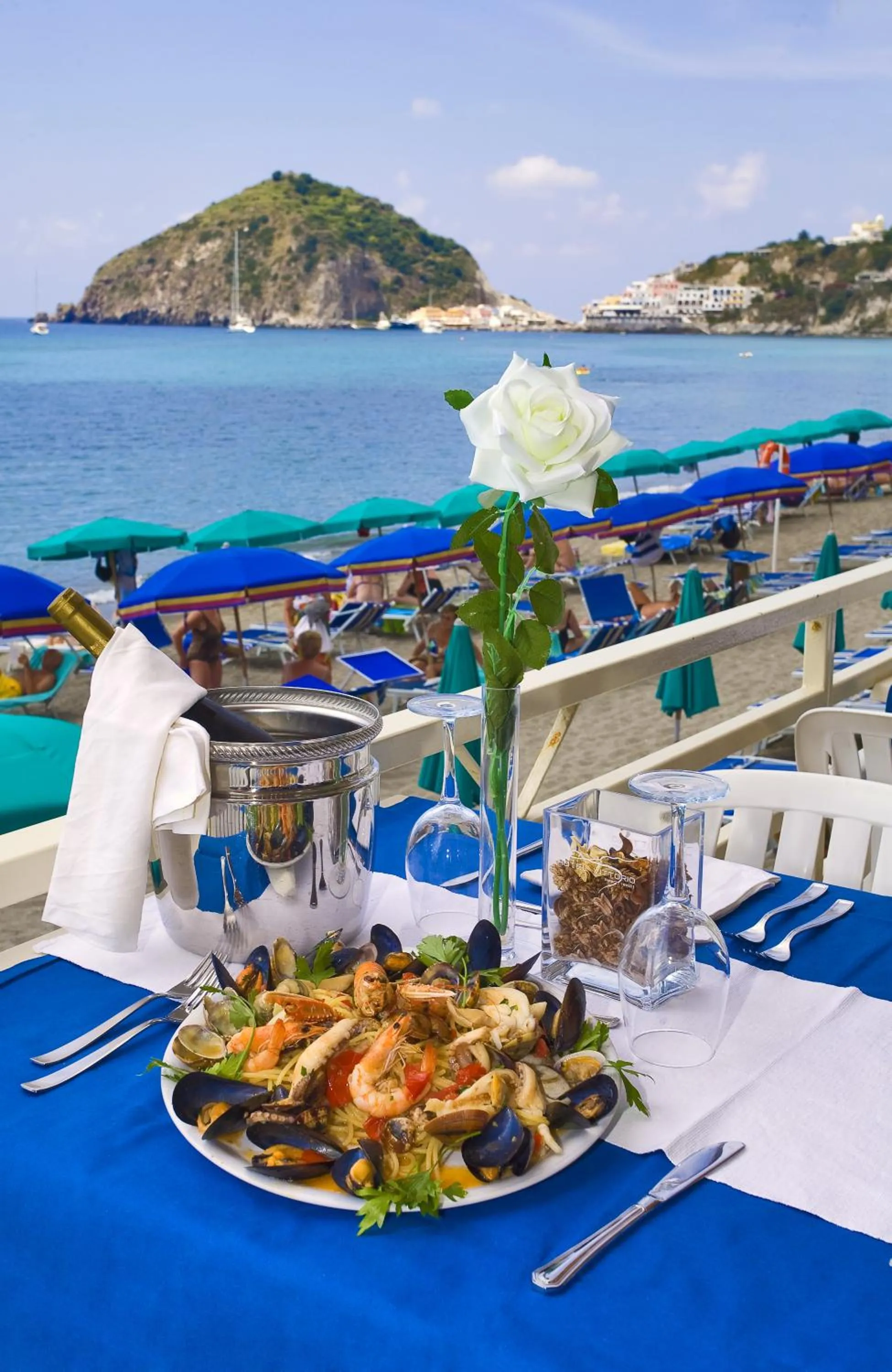 Lunch in Hotel Vittorio Beach Resort