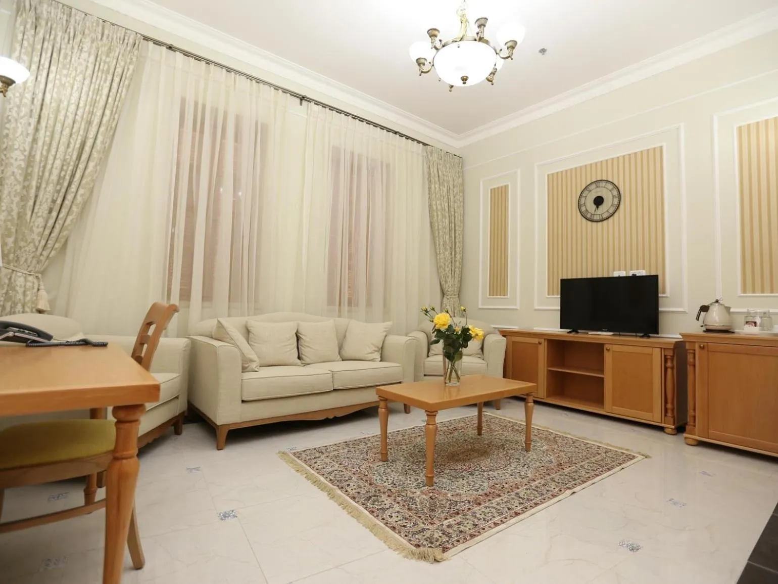 Living room in Sergei Palace Hotel