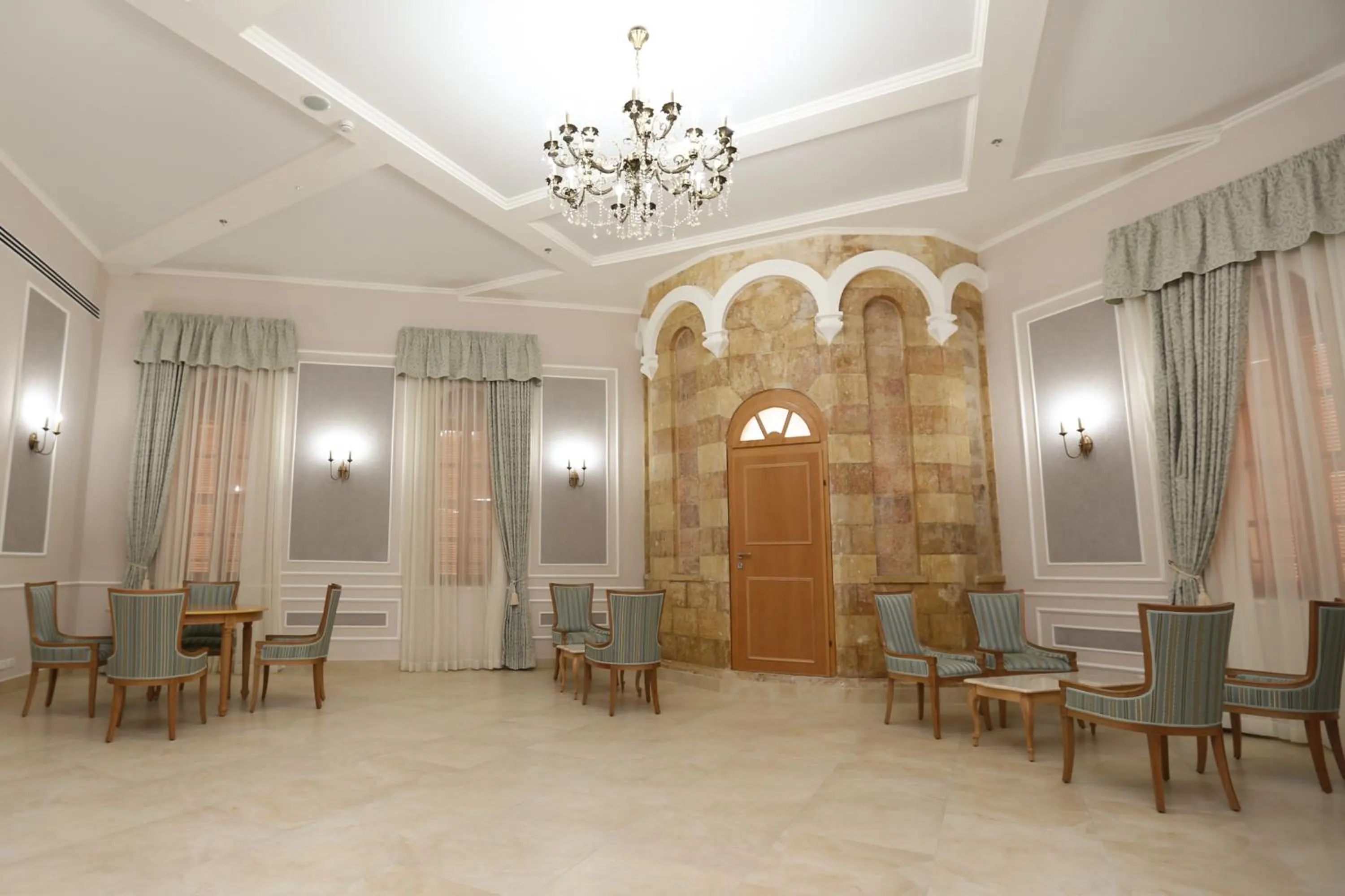 Seating area in Sergei Palace Hotel