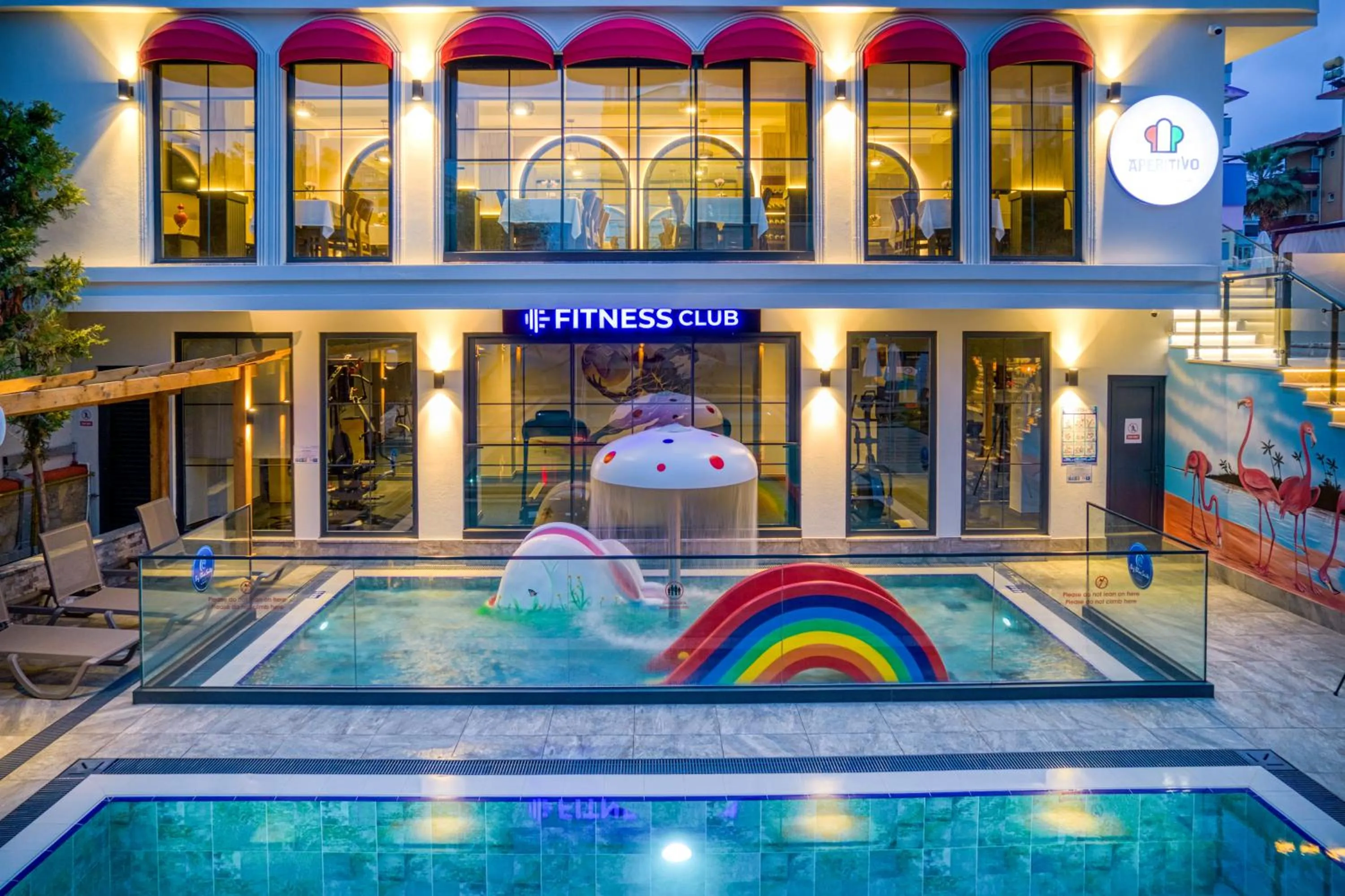 Pool view in Club Big Blue Suit Hotel - All Inclusive Plus