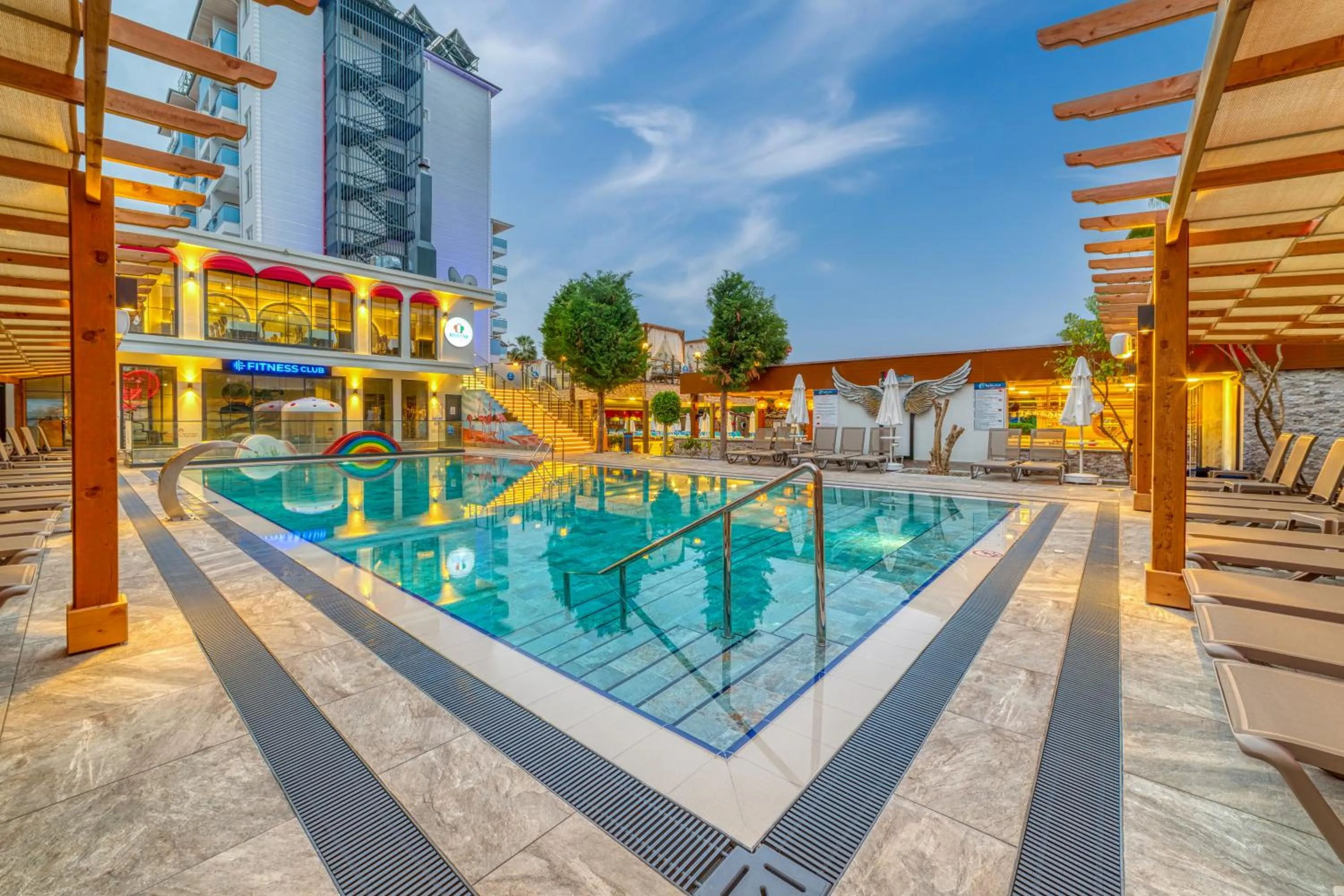 Pool view in Club Big Blue Suit Hotel - All Inclusive Plus