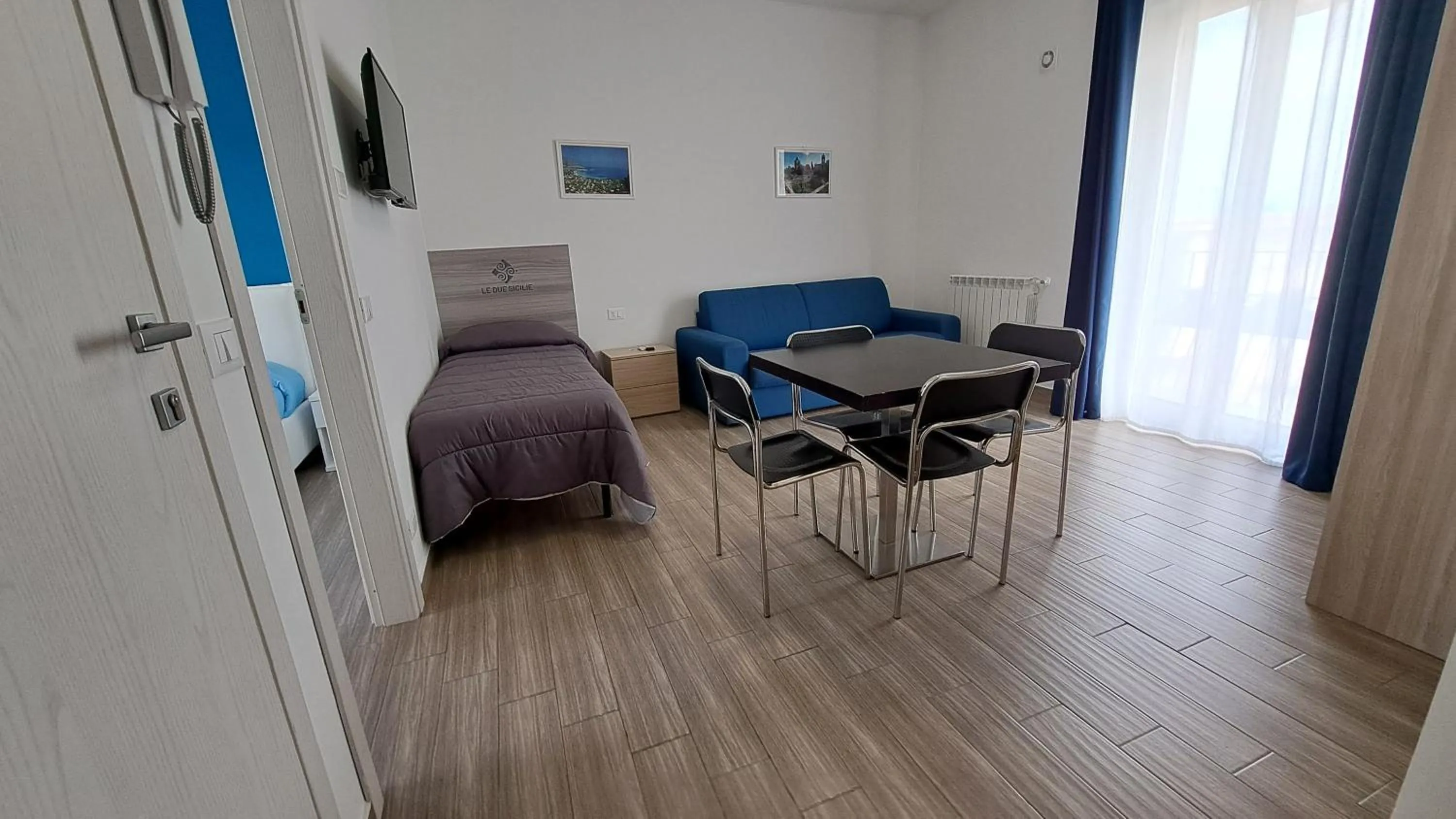 Dining area, Bed in Le Due Sicilie B&B