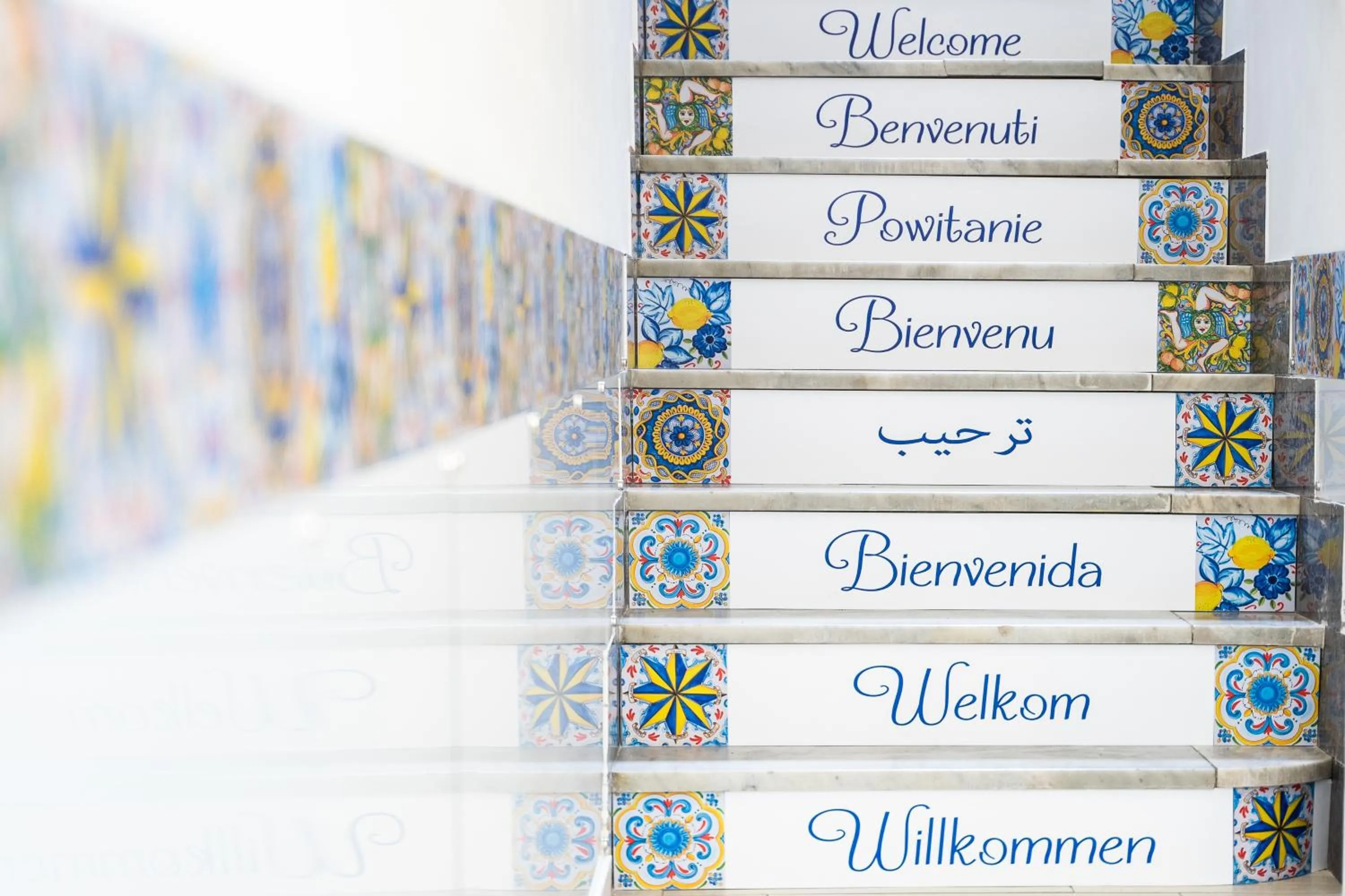 Decorative detail in Le Due Sicilie B&B