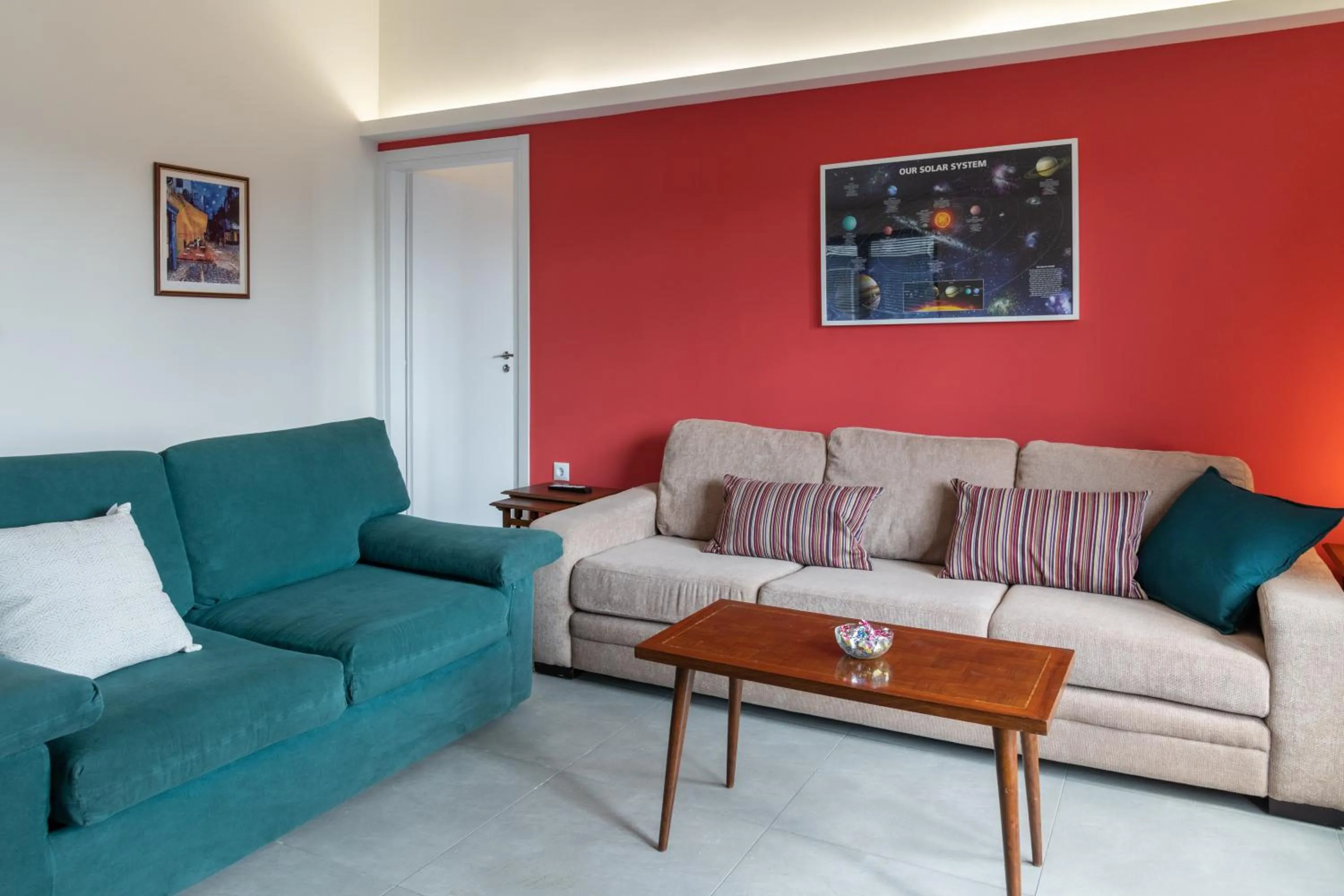 Living room in CHROMA Lodge Pikermi