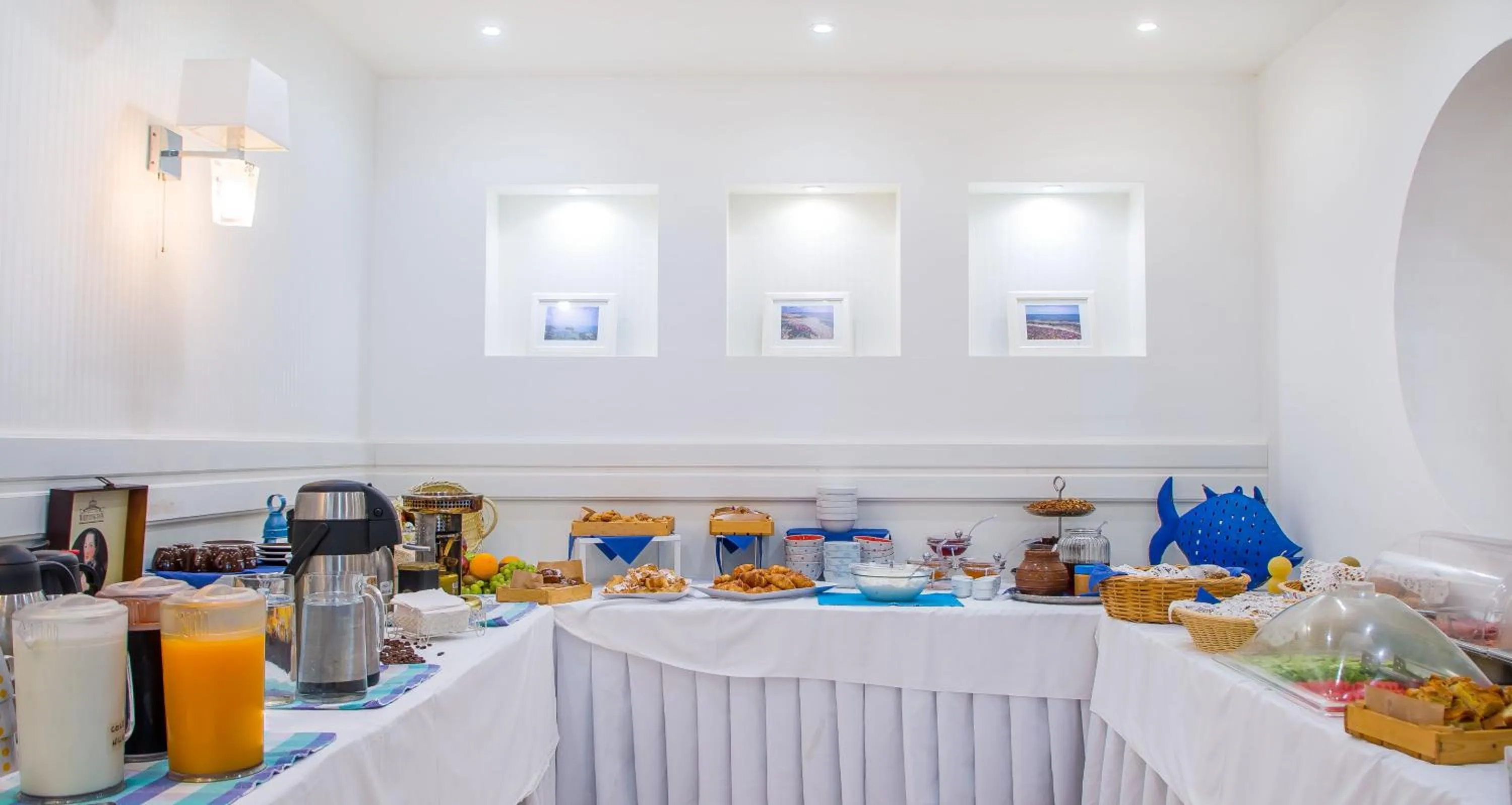 Buffet breakfast in Oasis Beach Hotel