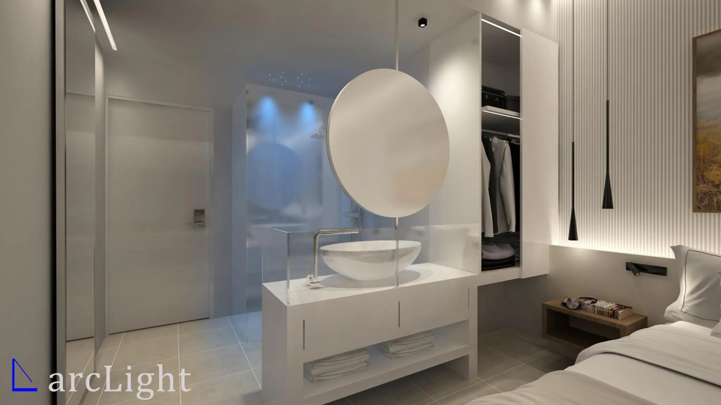 Bed in Oasis Beach Hotel