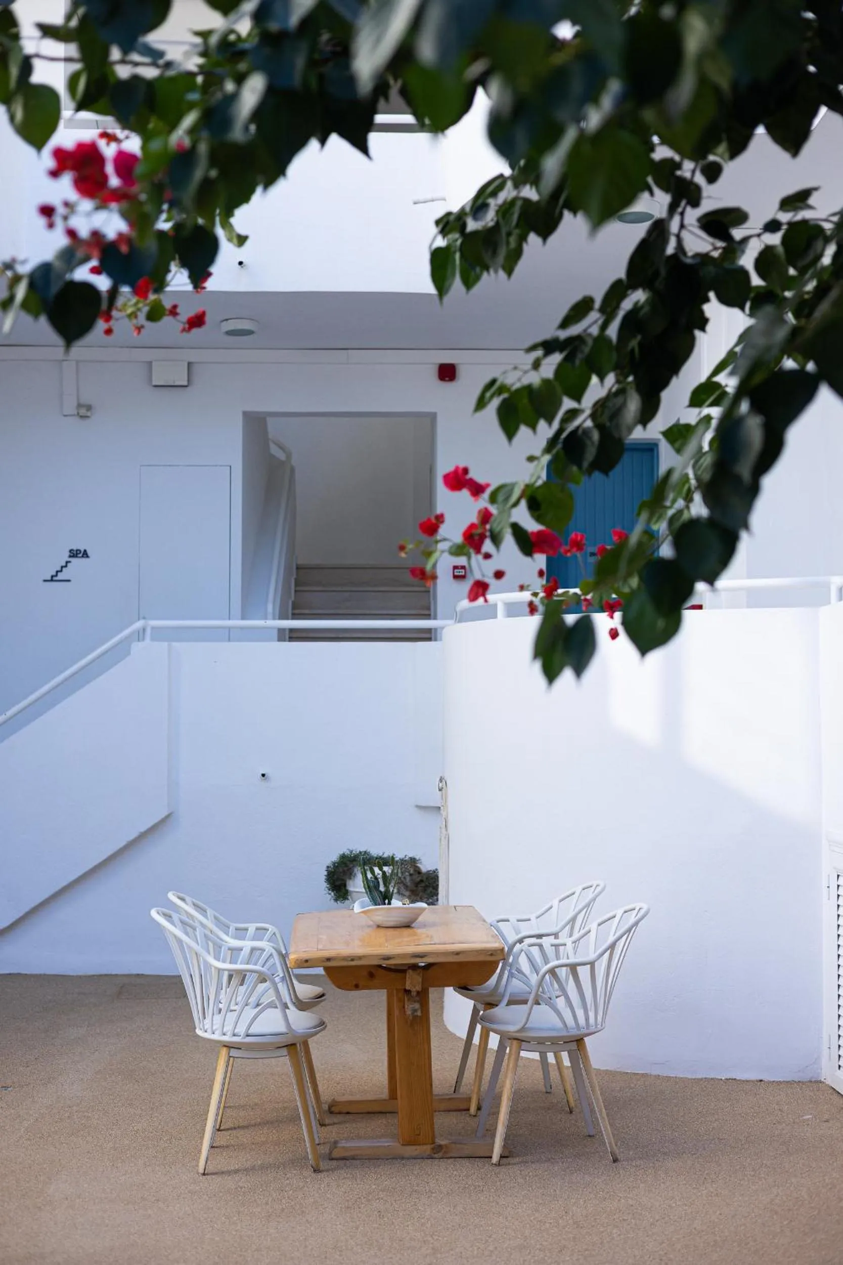 Patio in Oasis Beach Hotel