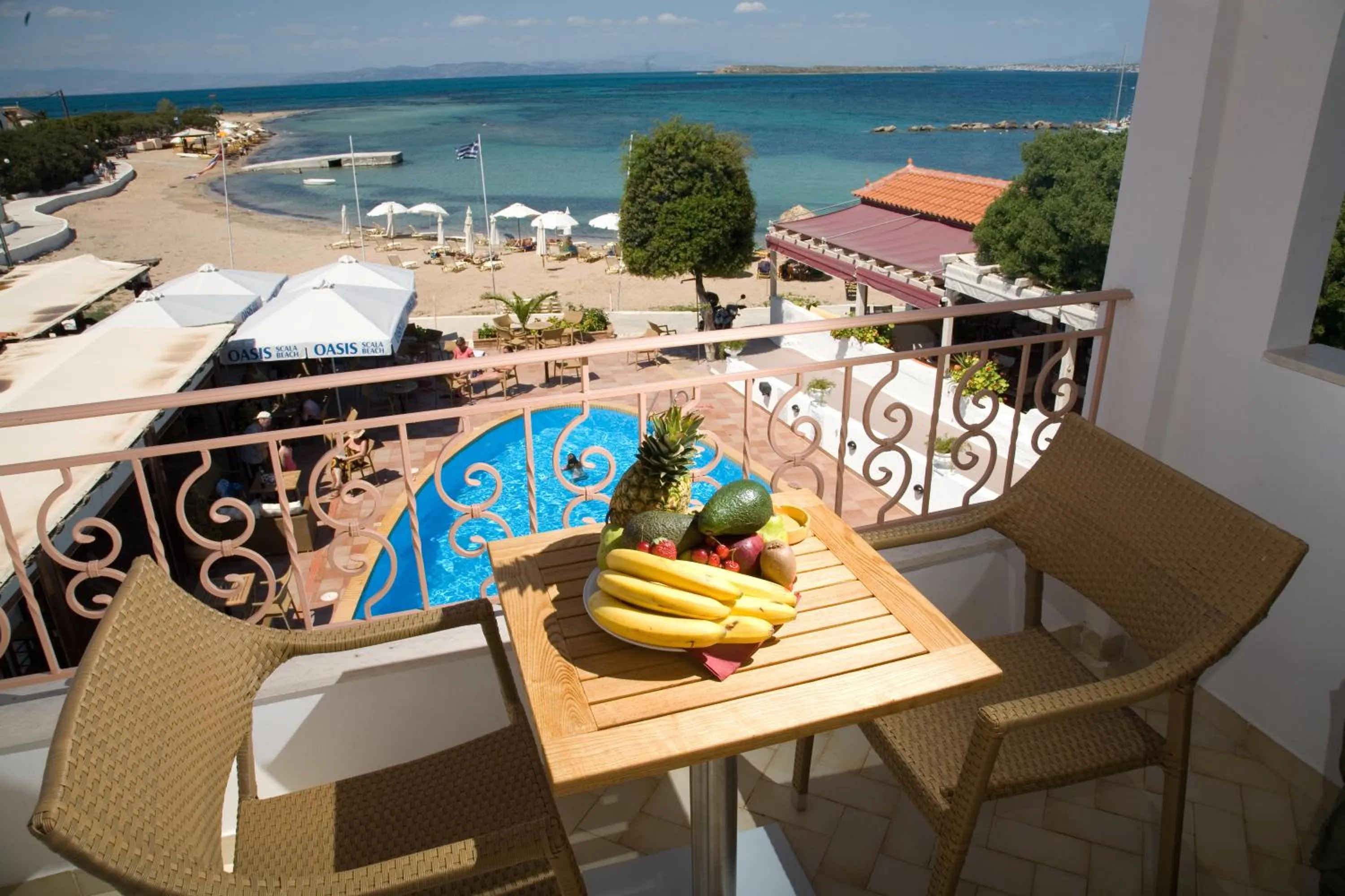 Balcony/Terrace in Oasis Beach Hotel