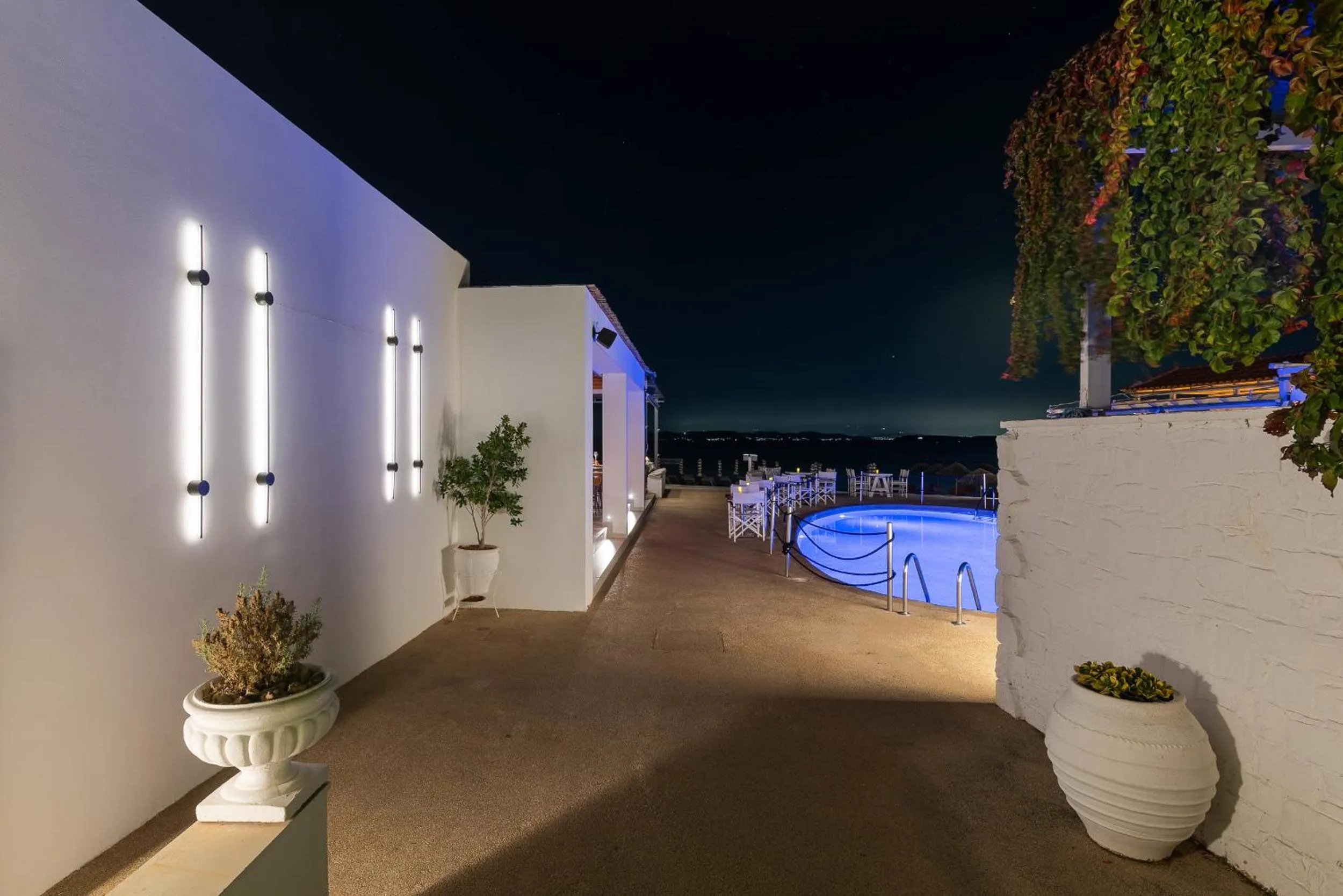 Night in Oasis Beach Hotel