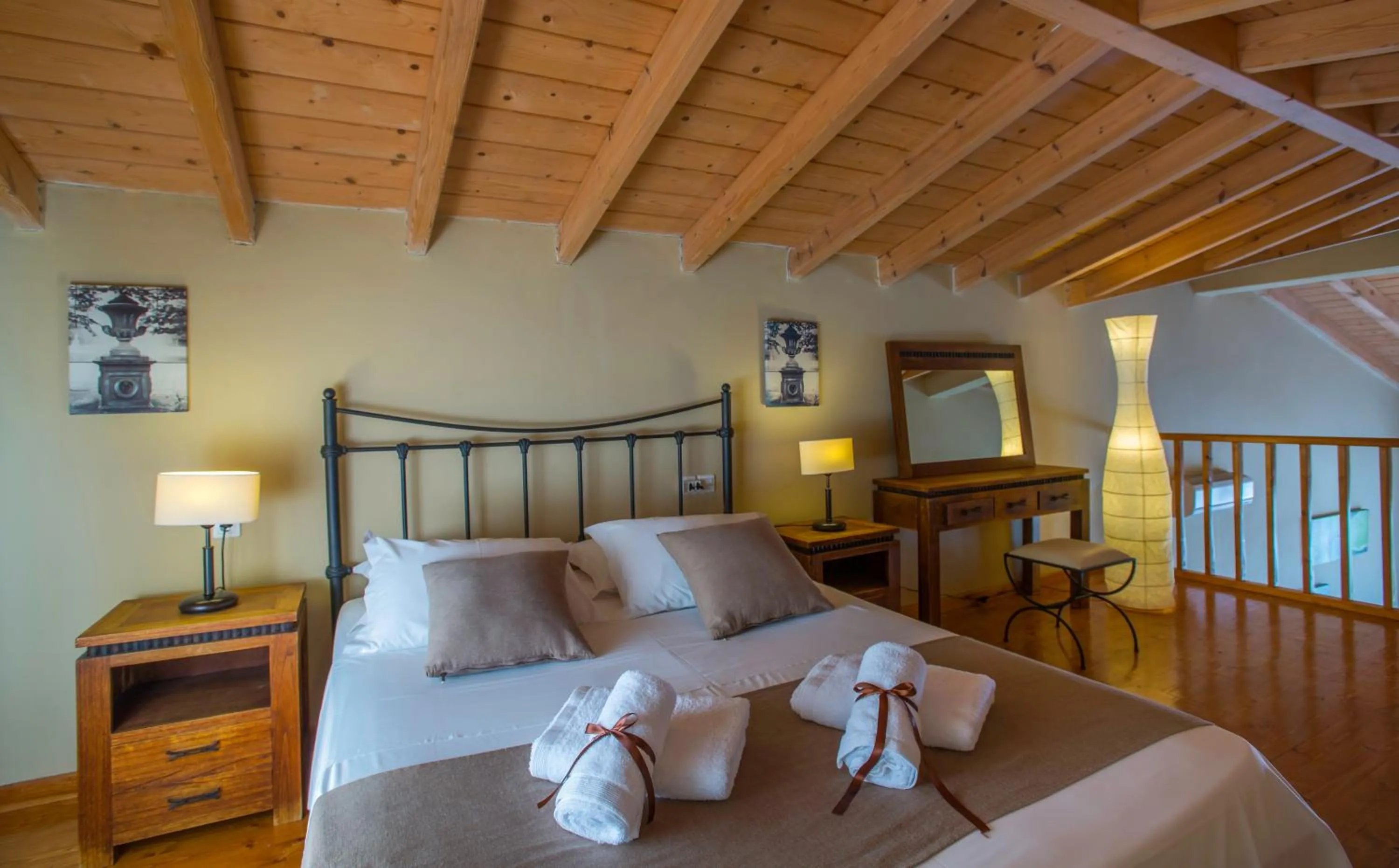 Bed in Oasis Beach Hotel