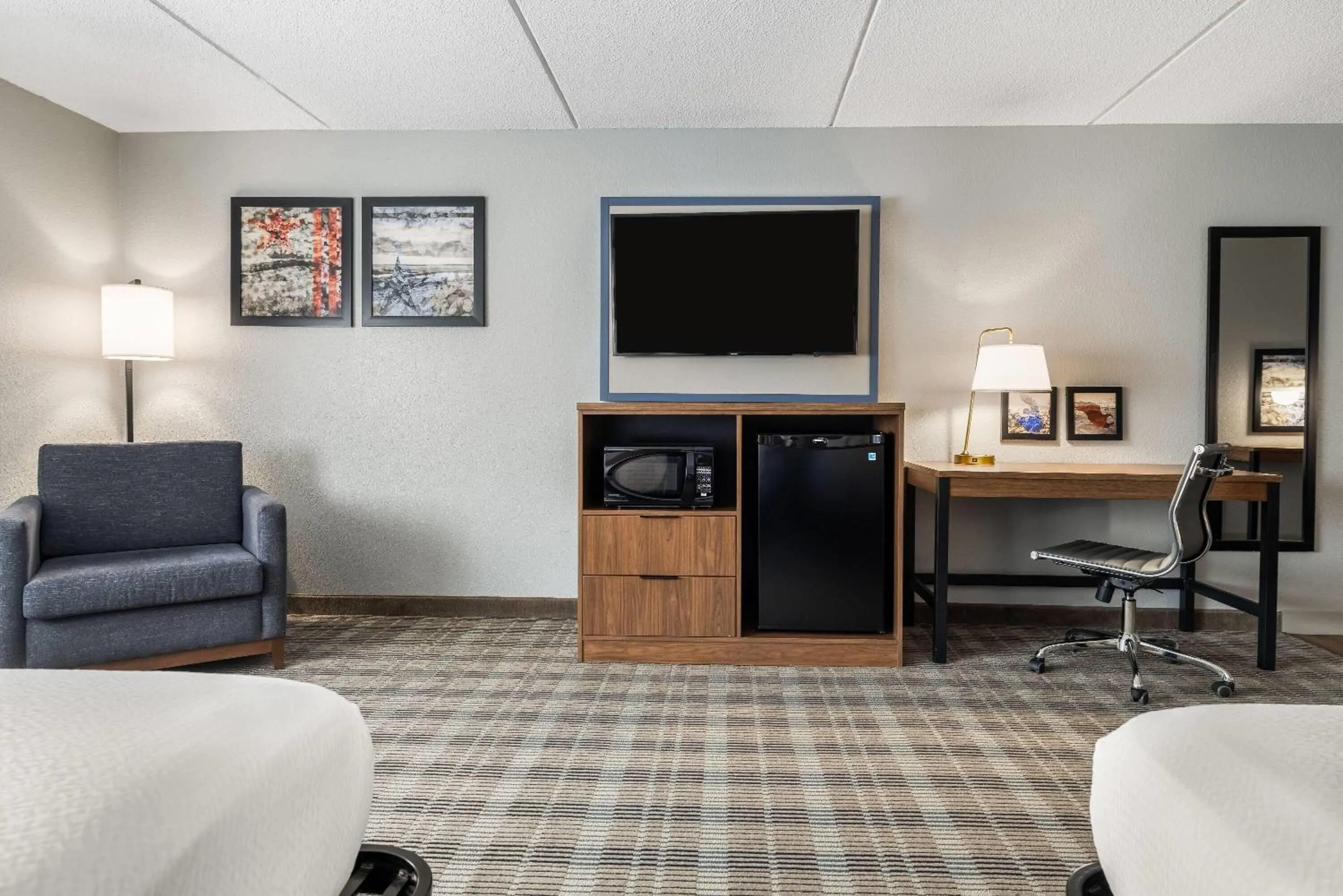 Bed in AmericInn by Wyndham Mounds View Minneapolis