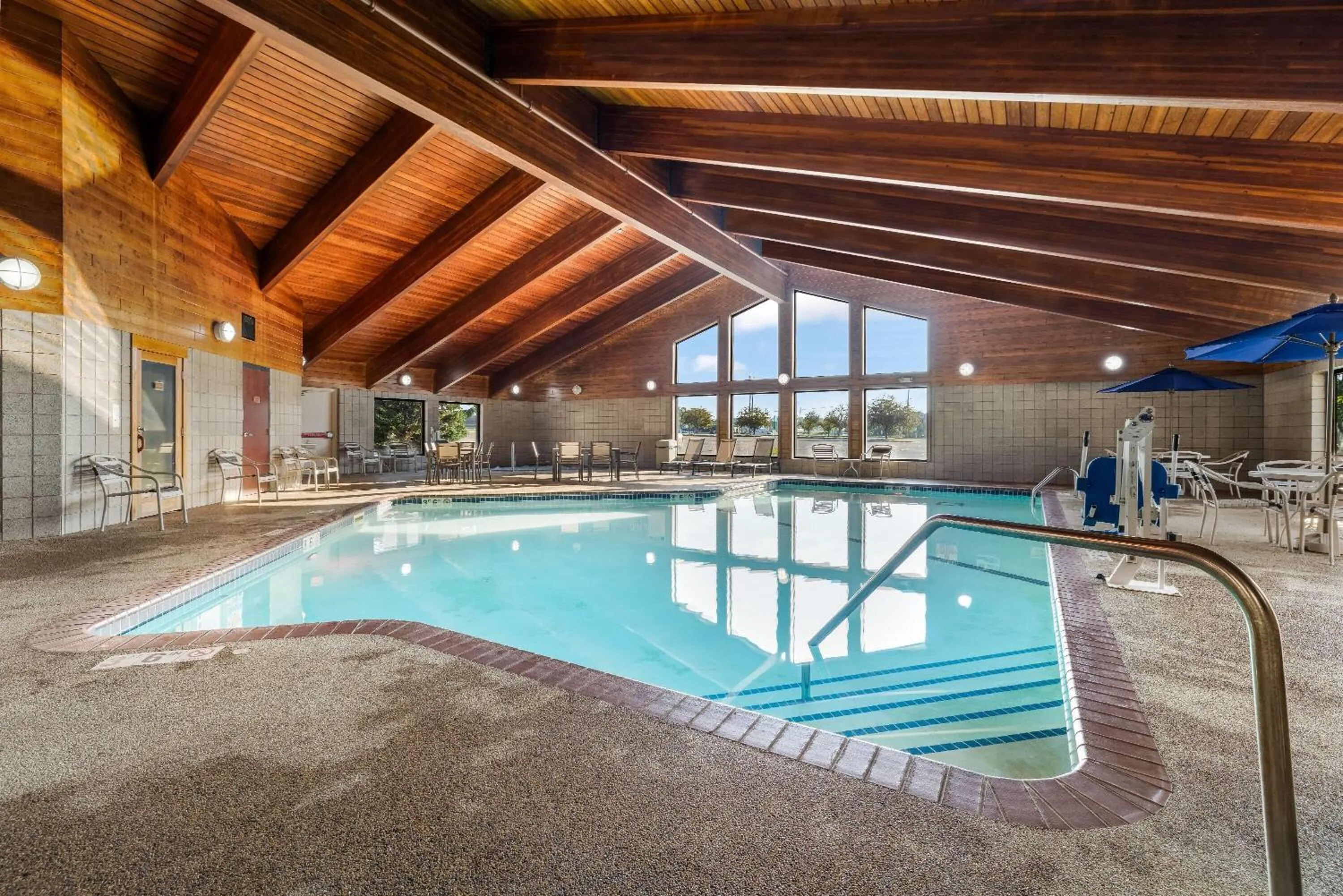 Swimming pool in AmericInn by Wyndham Mounds View Minneapolis