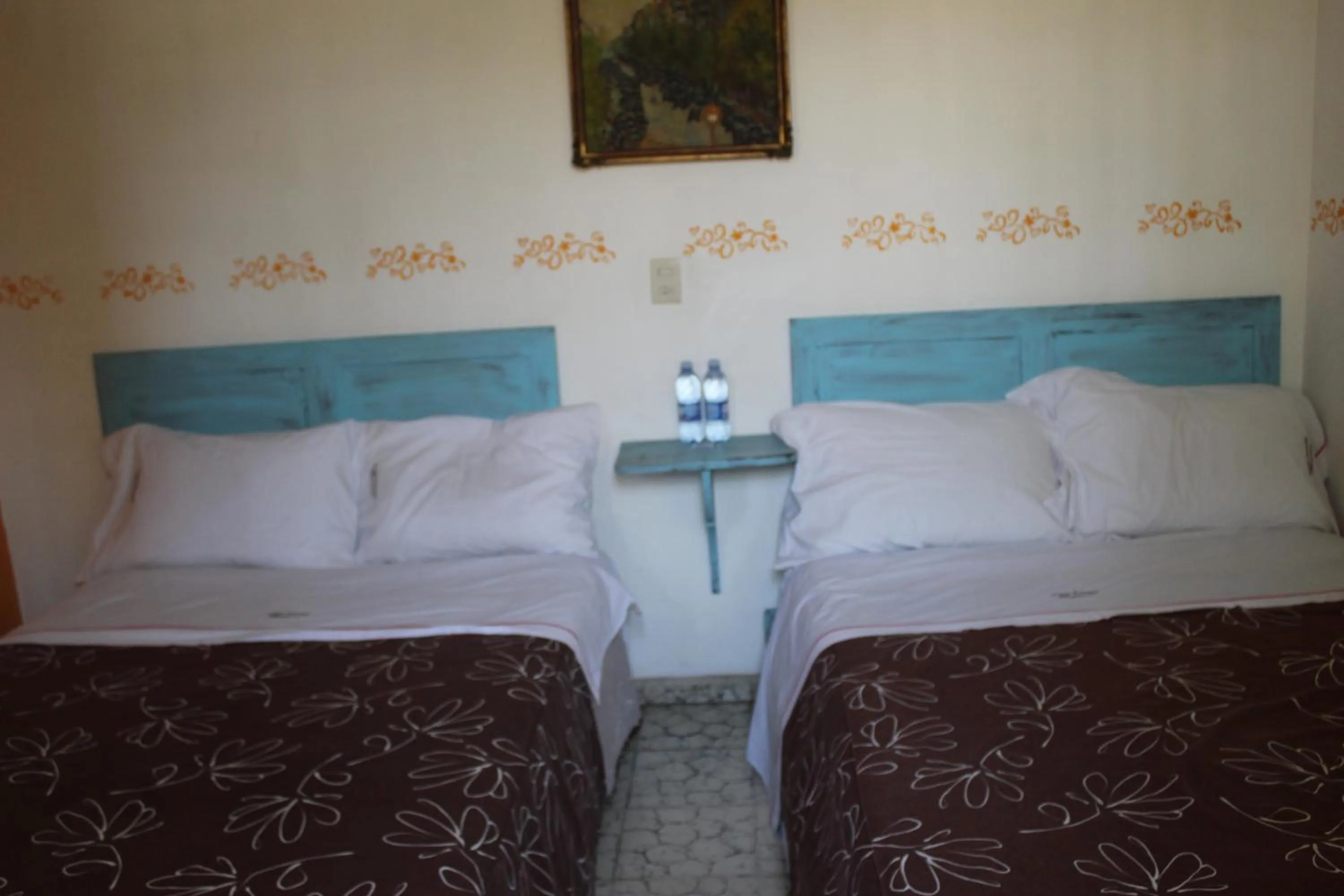 Bed in Hotel Posada Chamacuero