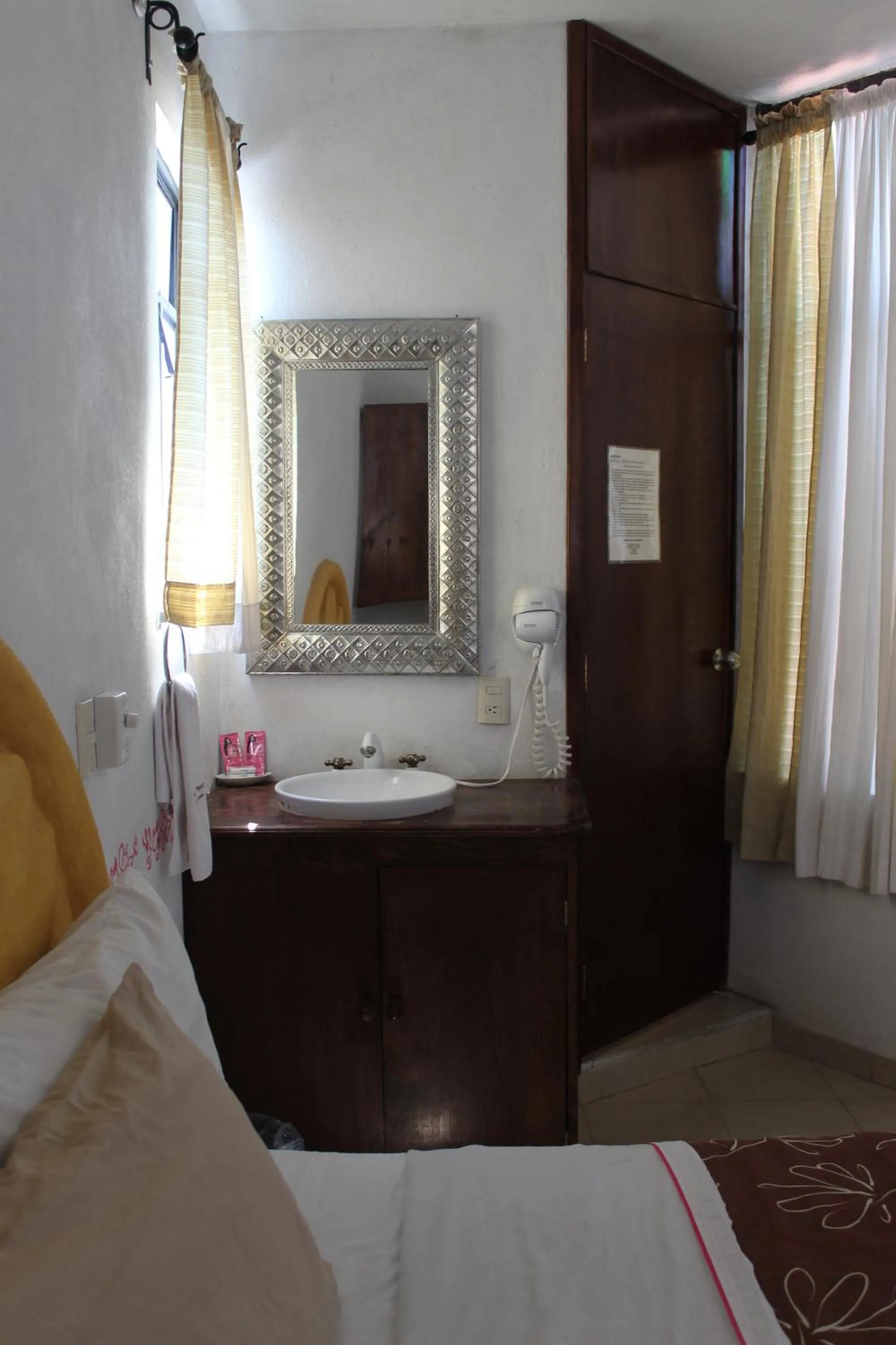 Bed in Hotel Posada Chamacuero