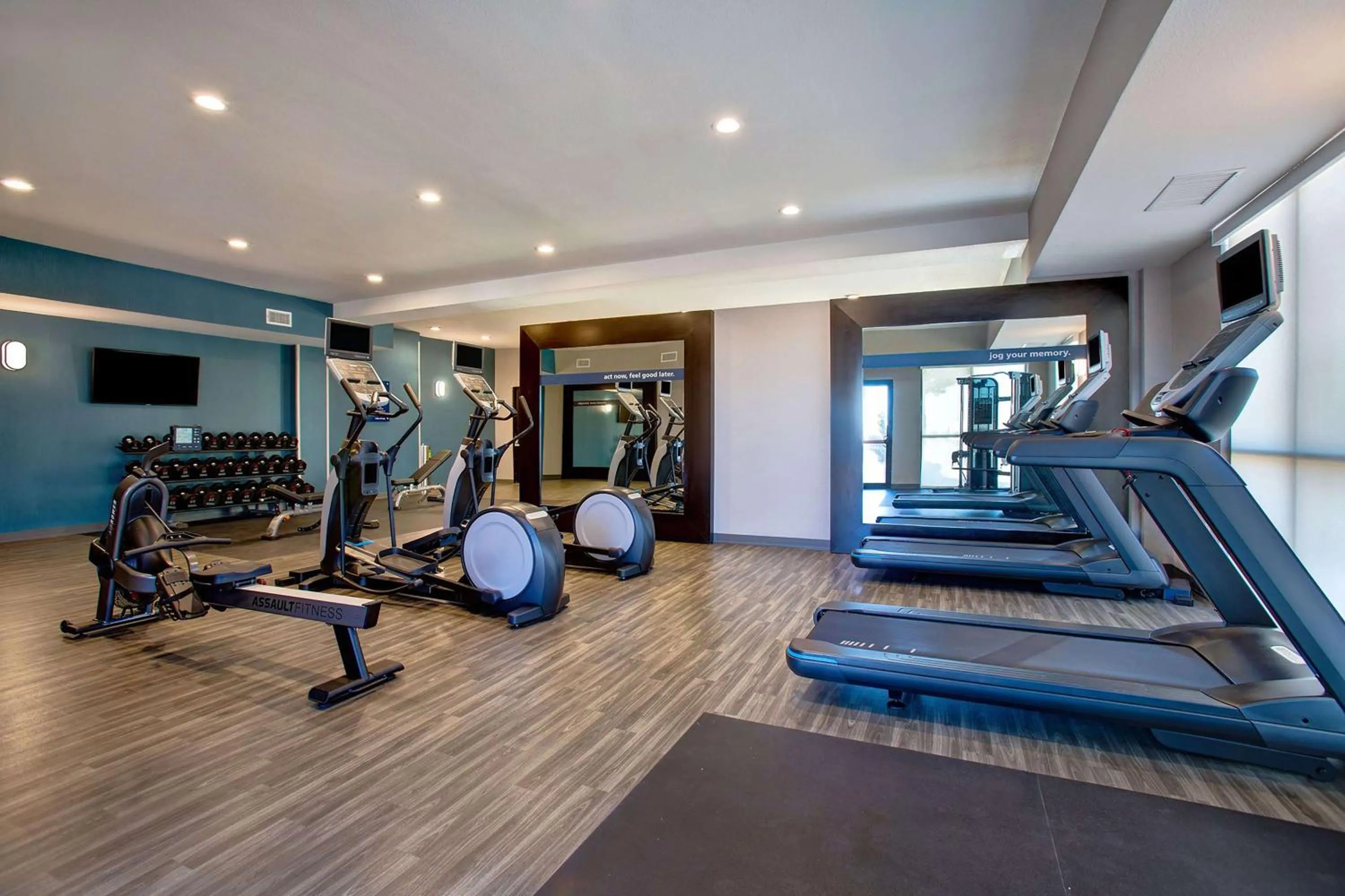 Fitness centre/facilities in Hampton Inn & Suites Borger