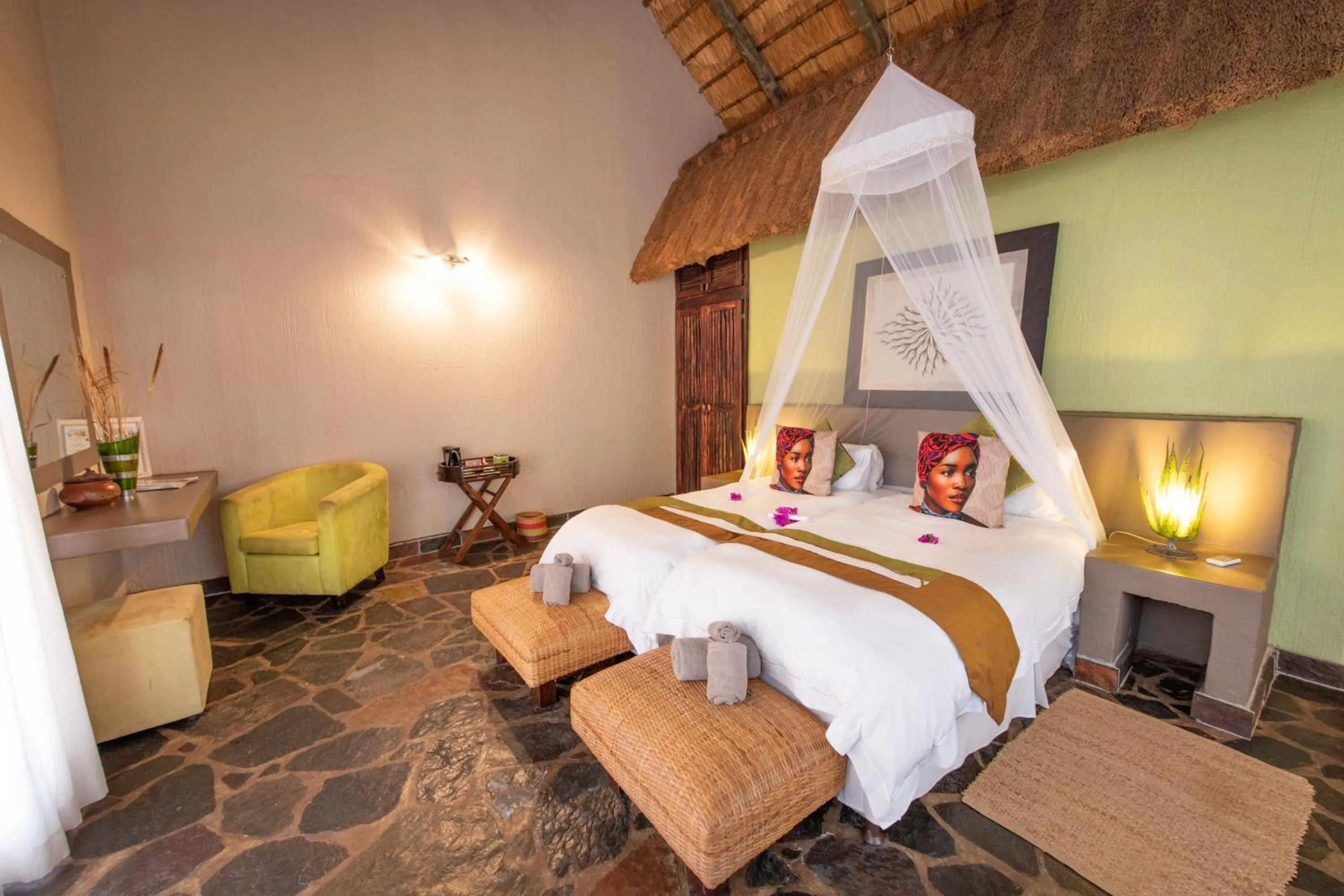 Bedroom, Bed in Blyde River Wilderness Lodge