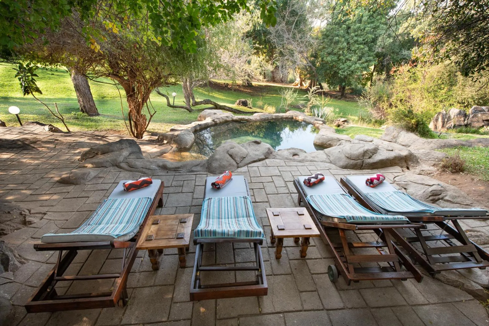 Swimming pool in Blyde River Wilderness Lodge