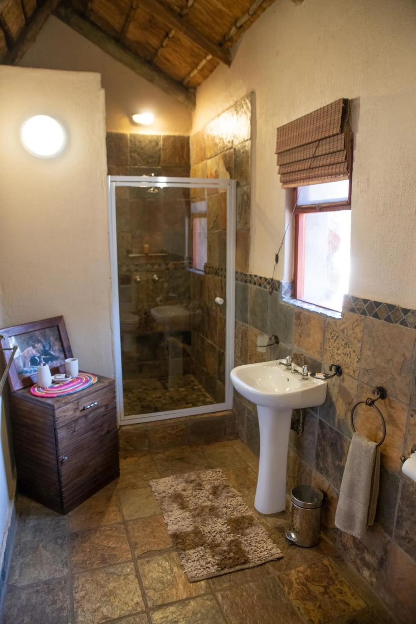 Shower in Blyde River Wilderness Lodge