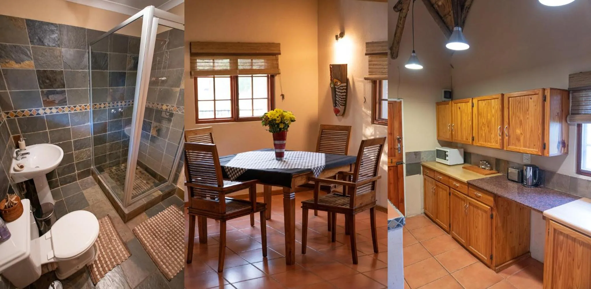 Bathroom in Blyde River Wilderness Lodge