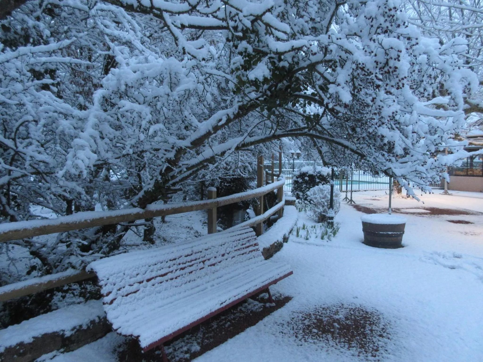 Winter in Hôtel Restaurant Le Moulin de Saint Verand