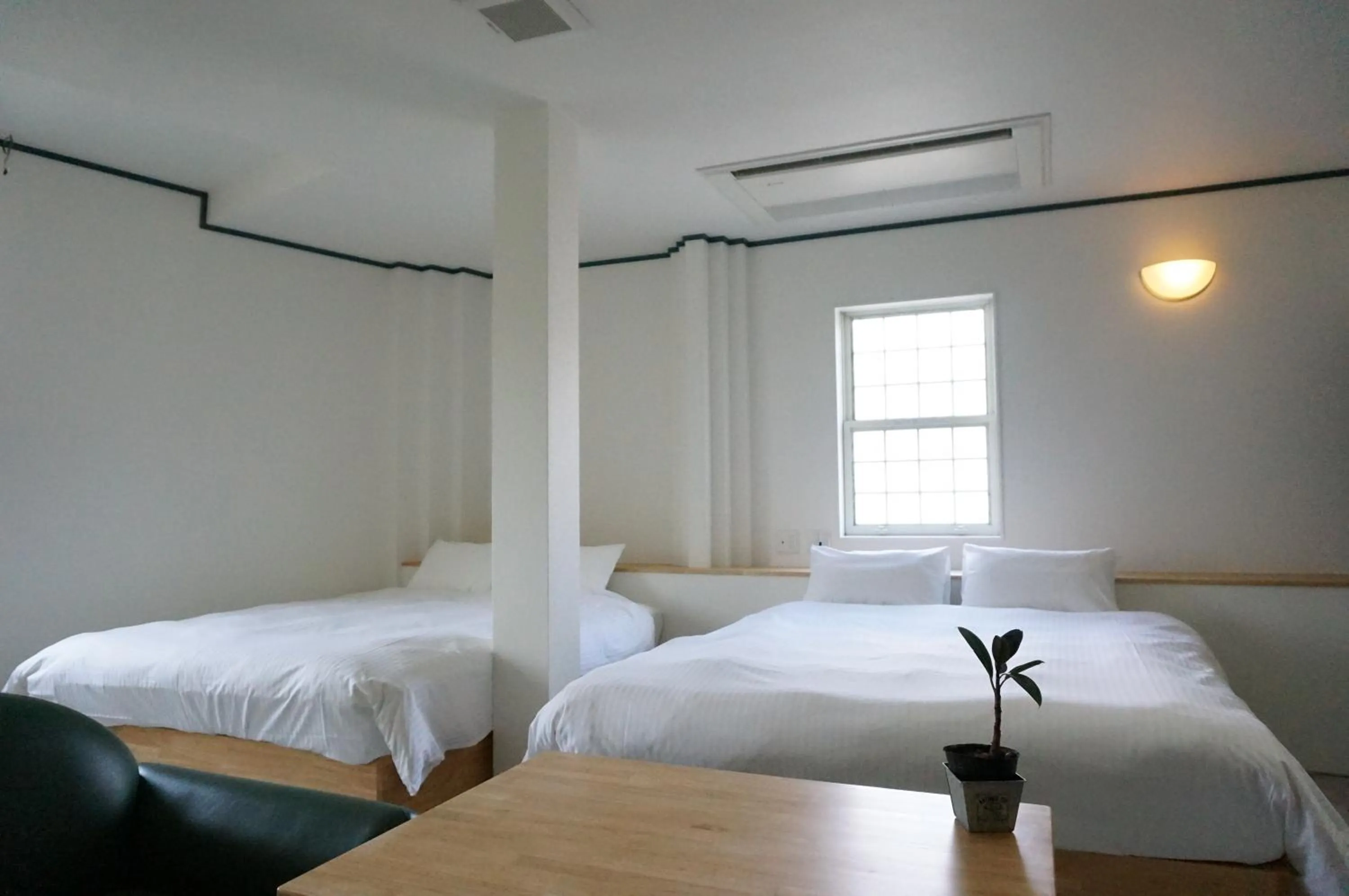 Bed in Awajishima Hotel Lodge GREEN COZY