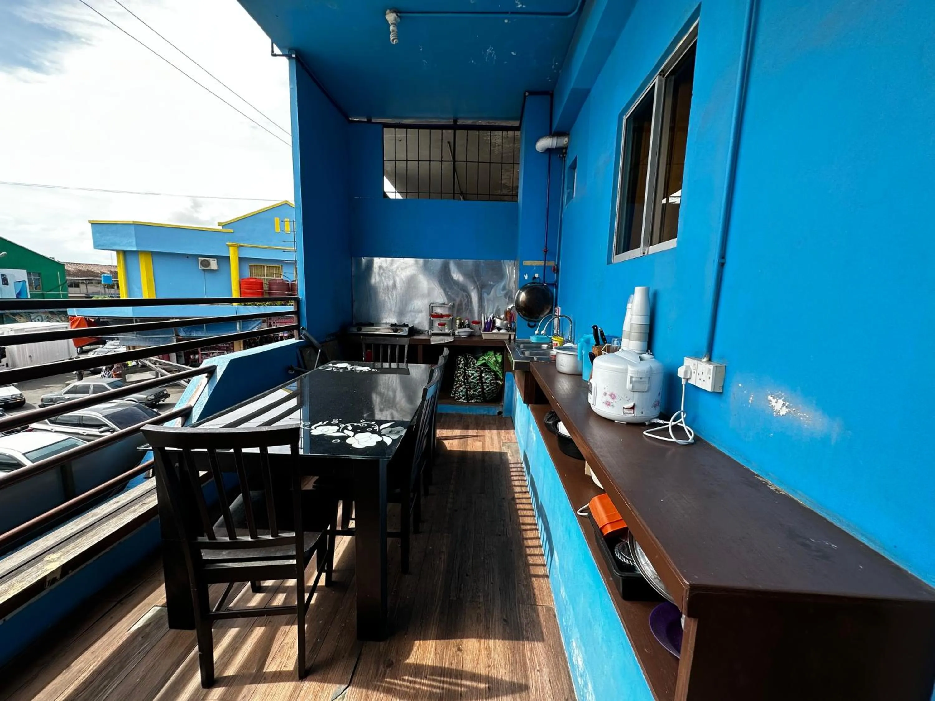 Balcony/Terrace in Cow B Homestay Semporna