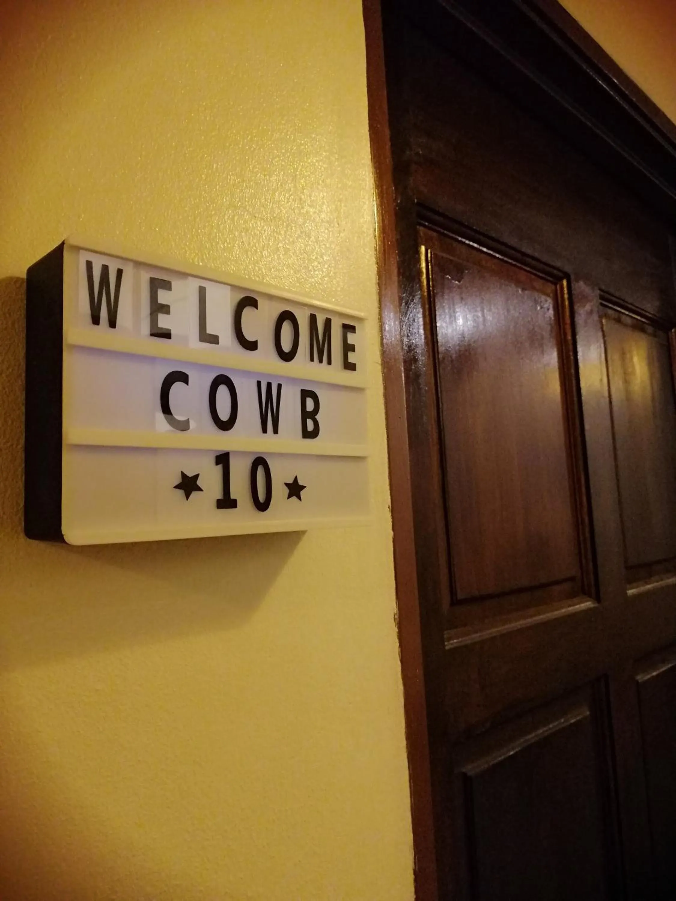 Logo/Certificate/Sign in Cow B Homestay Semporna