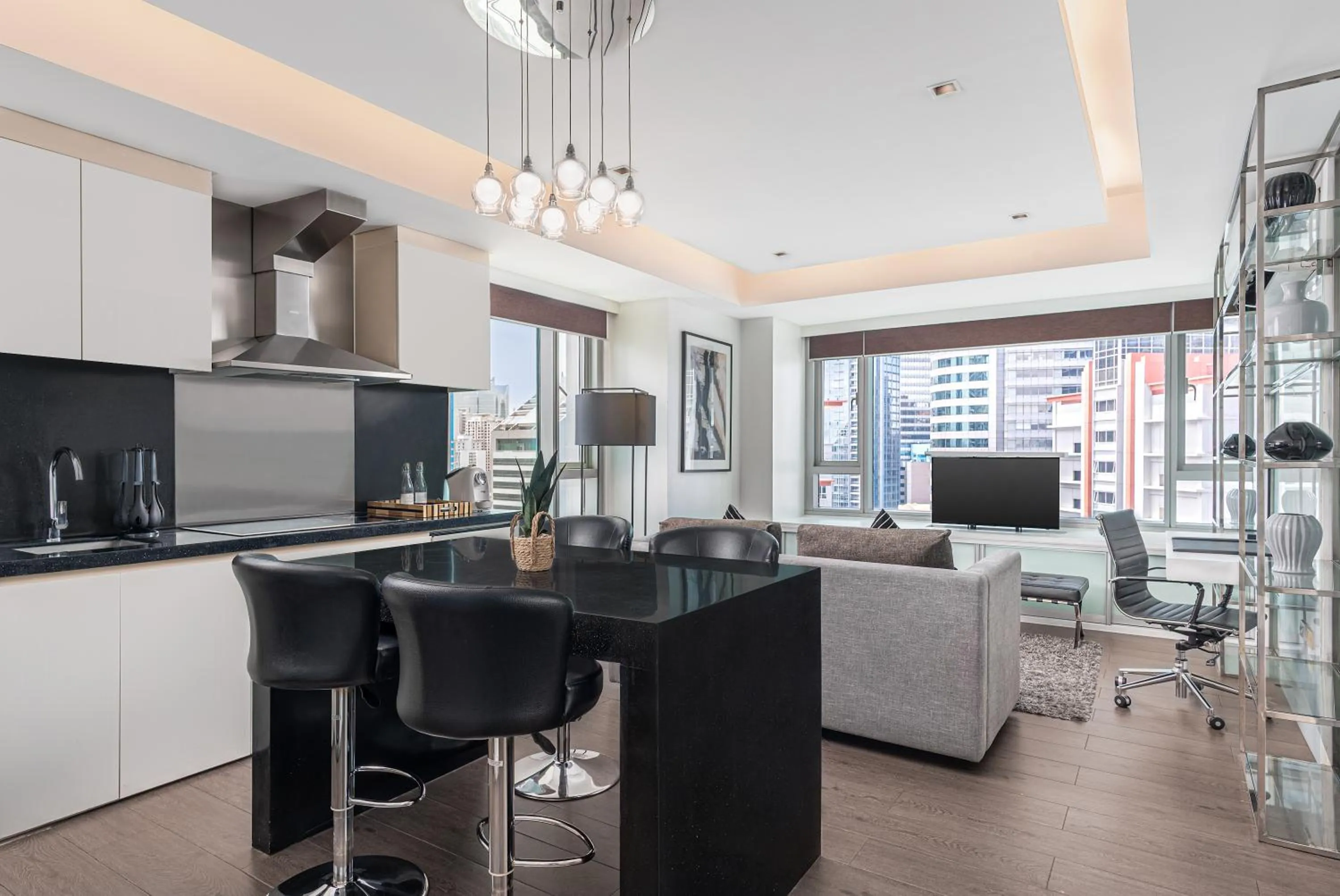 Living room in The Alpha Suites