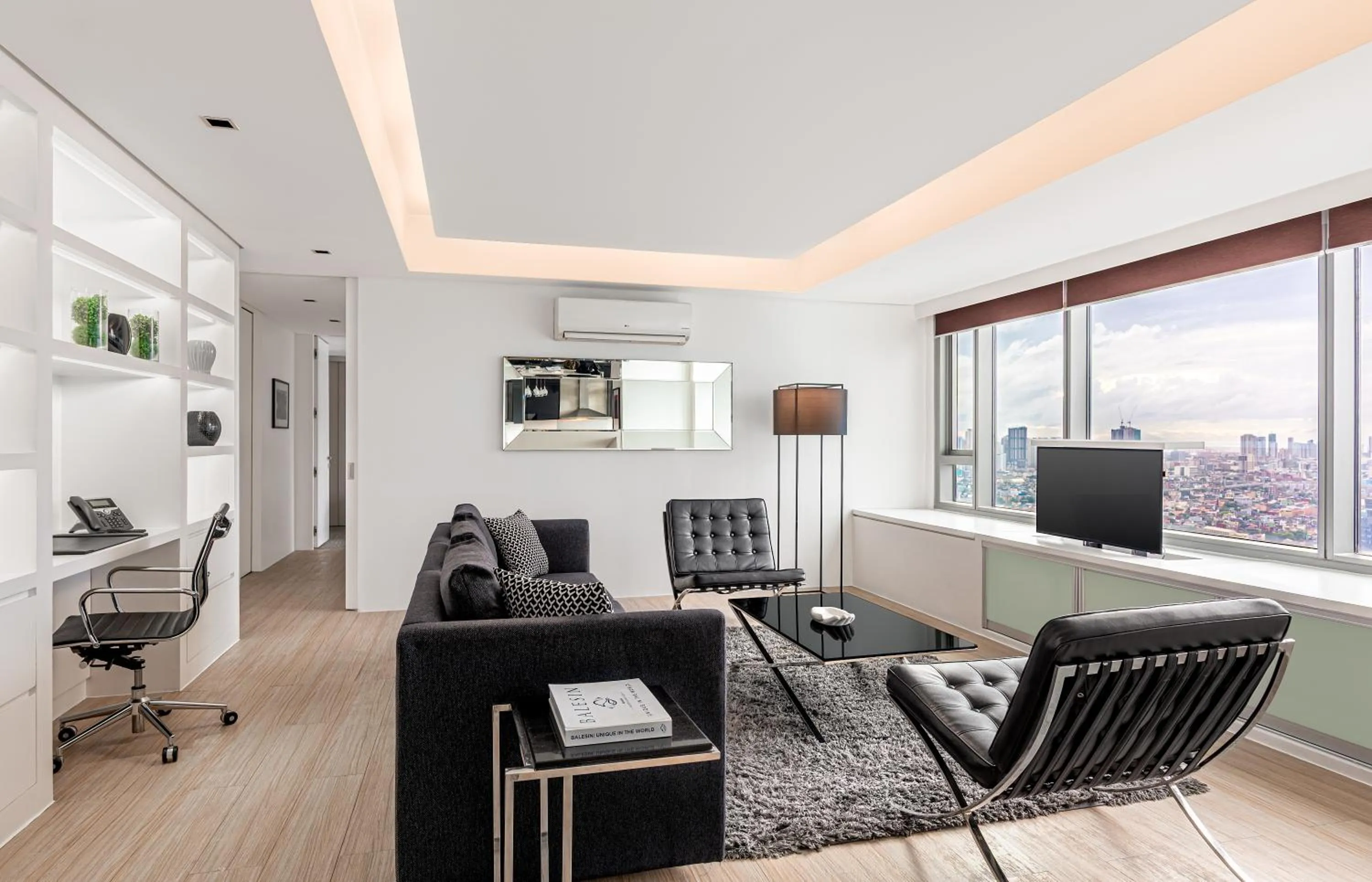 Living room in The Alpha Suites