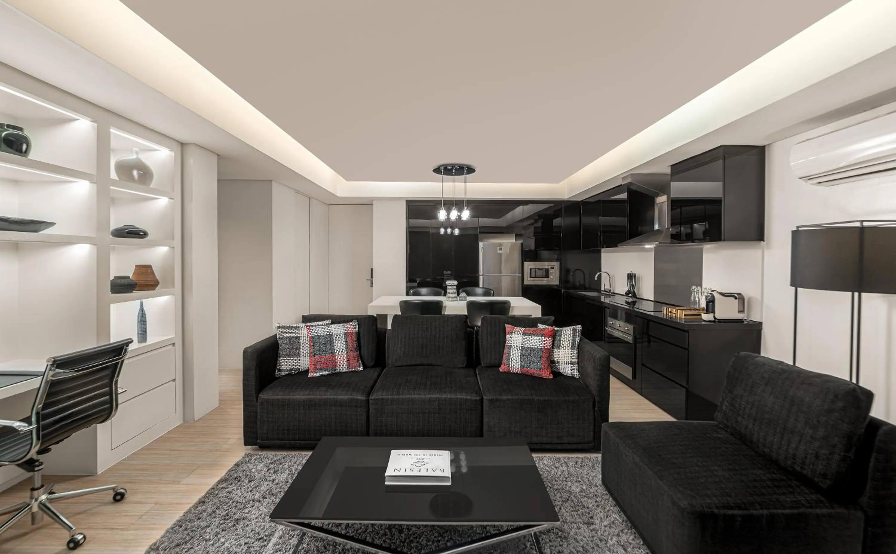 Living room in The Alpha Suites