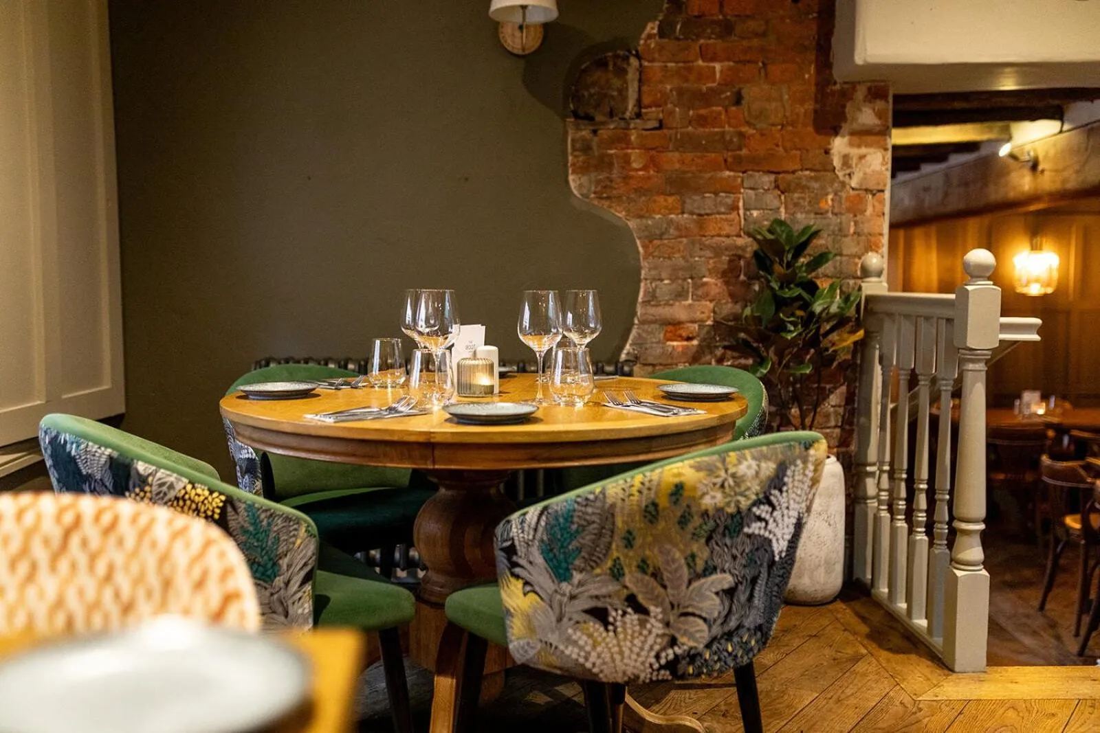 Dining area in The Boot Inn
