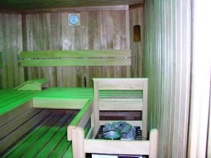 Sauna, Bed in Themen Hotel Terrassen Cafe