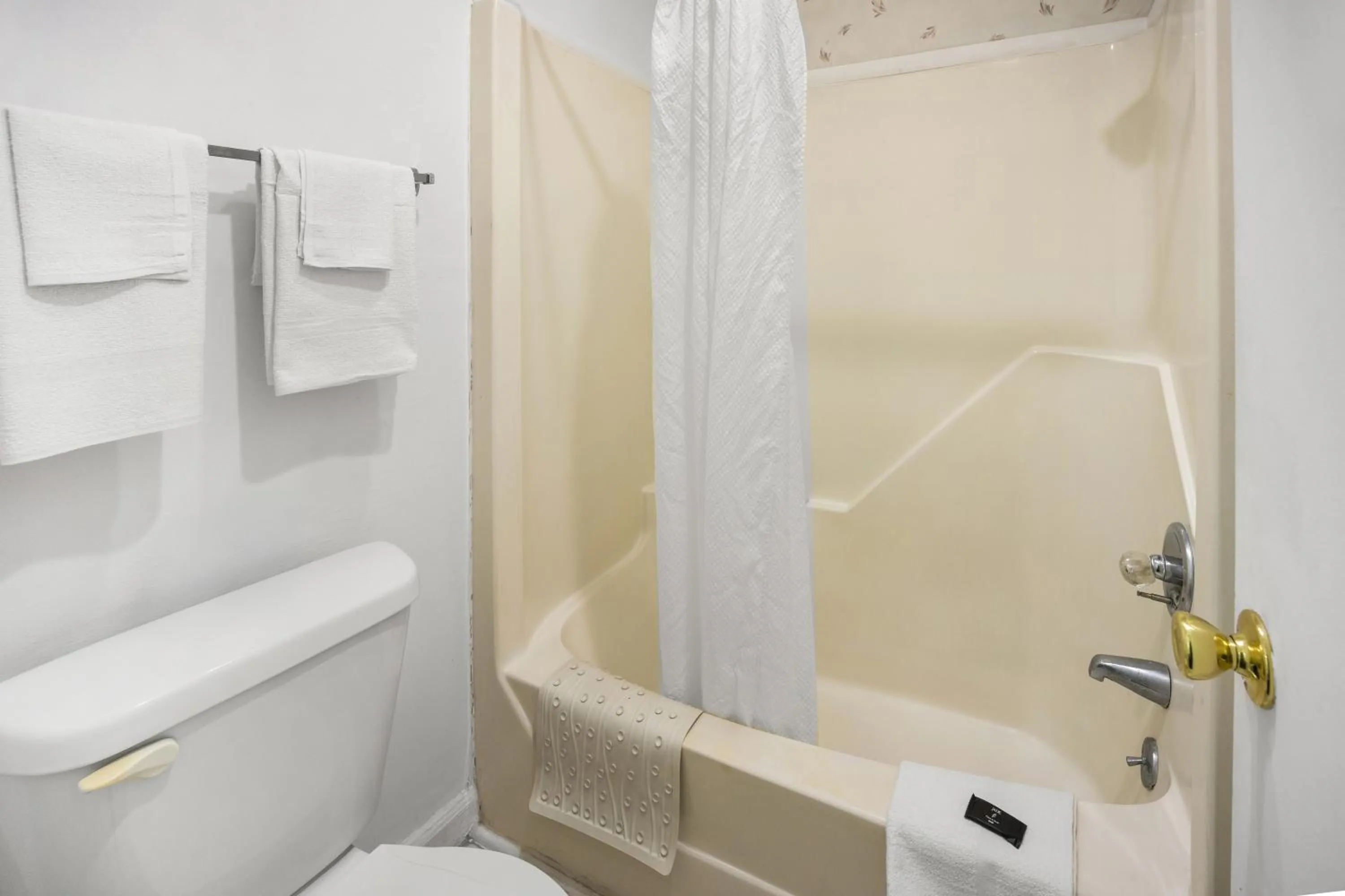 Shower in Americas Best Value Inn - Roxboro