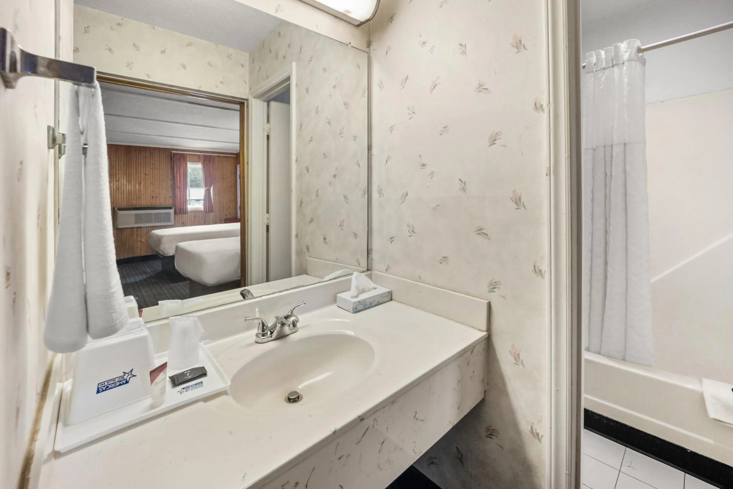 Shower in Americas Best Value Inn - Roxboro