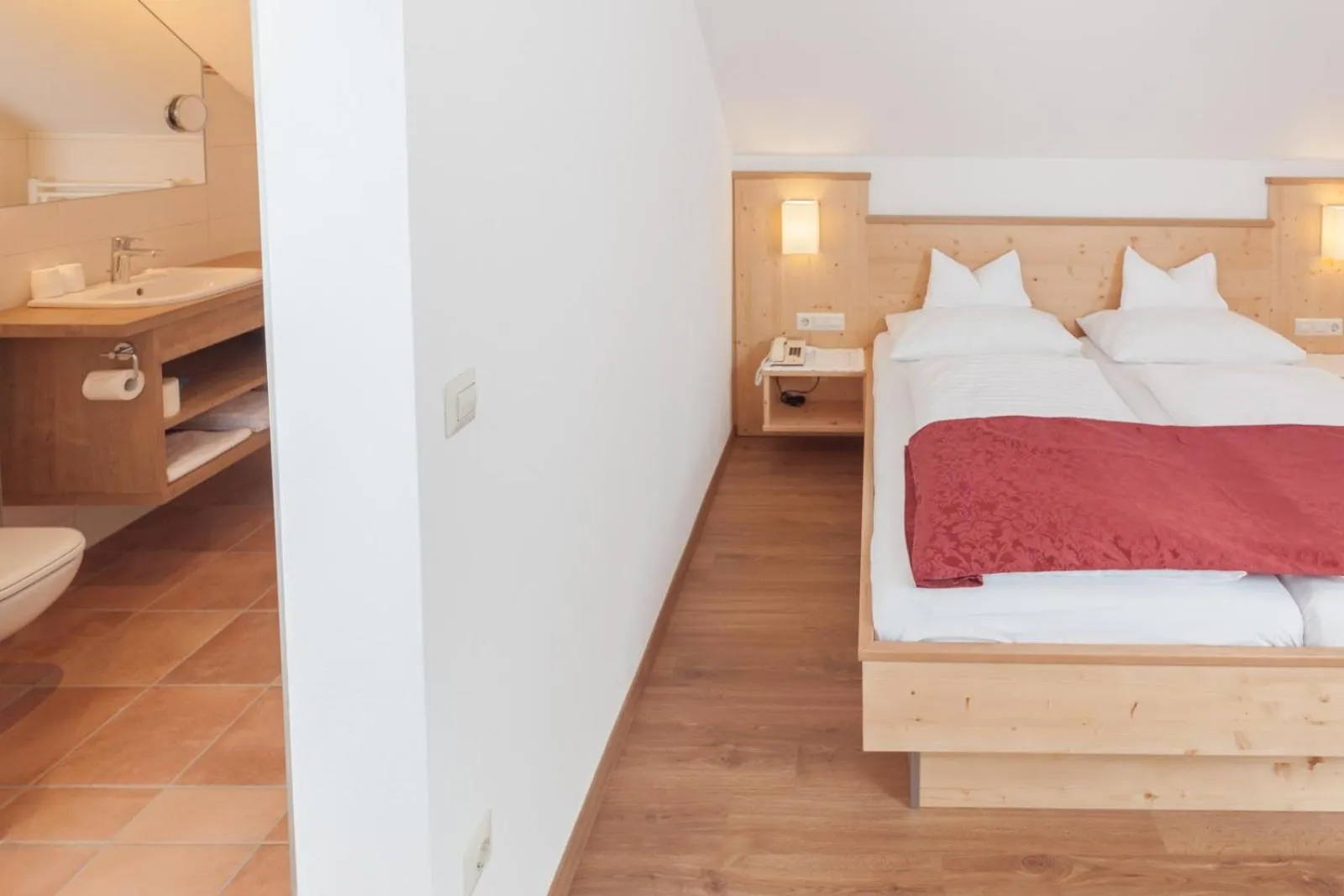 Bedroom, Bed in Pension Oberjörg