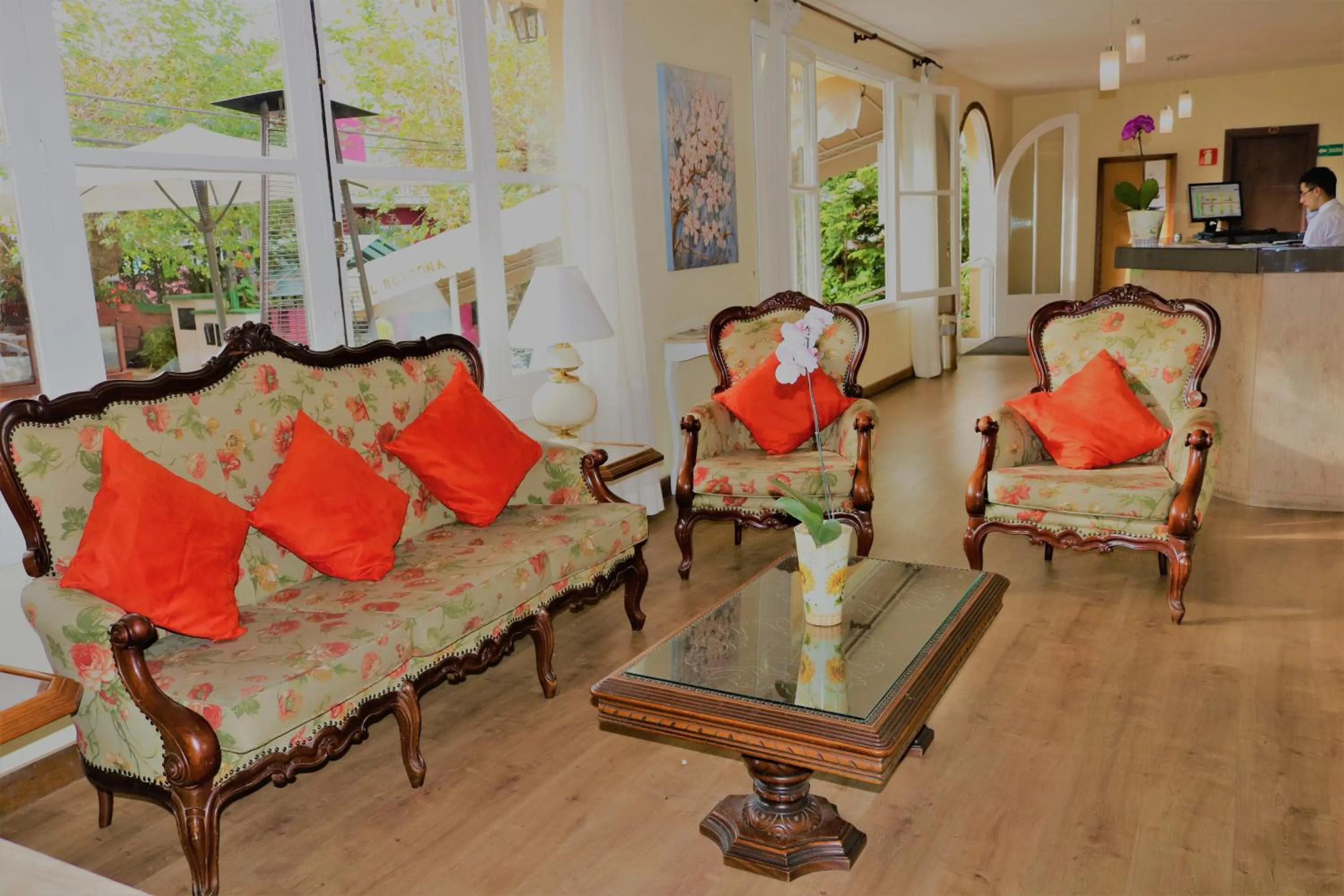 Living room in Hotel Bologna