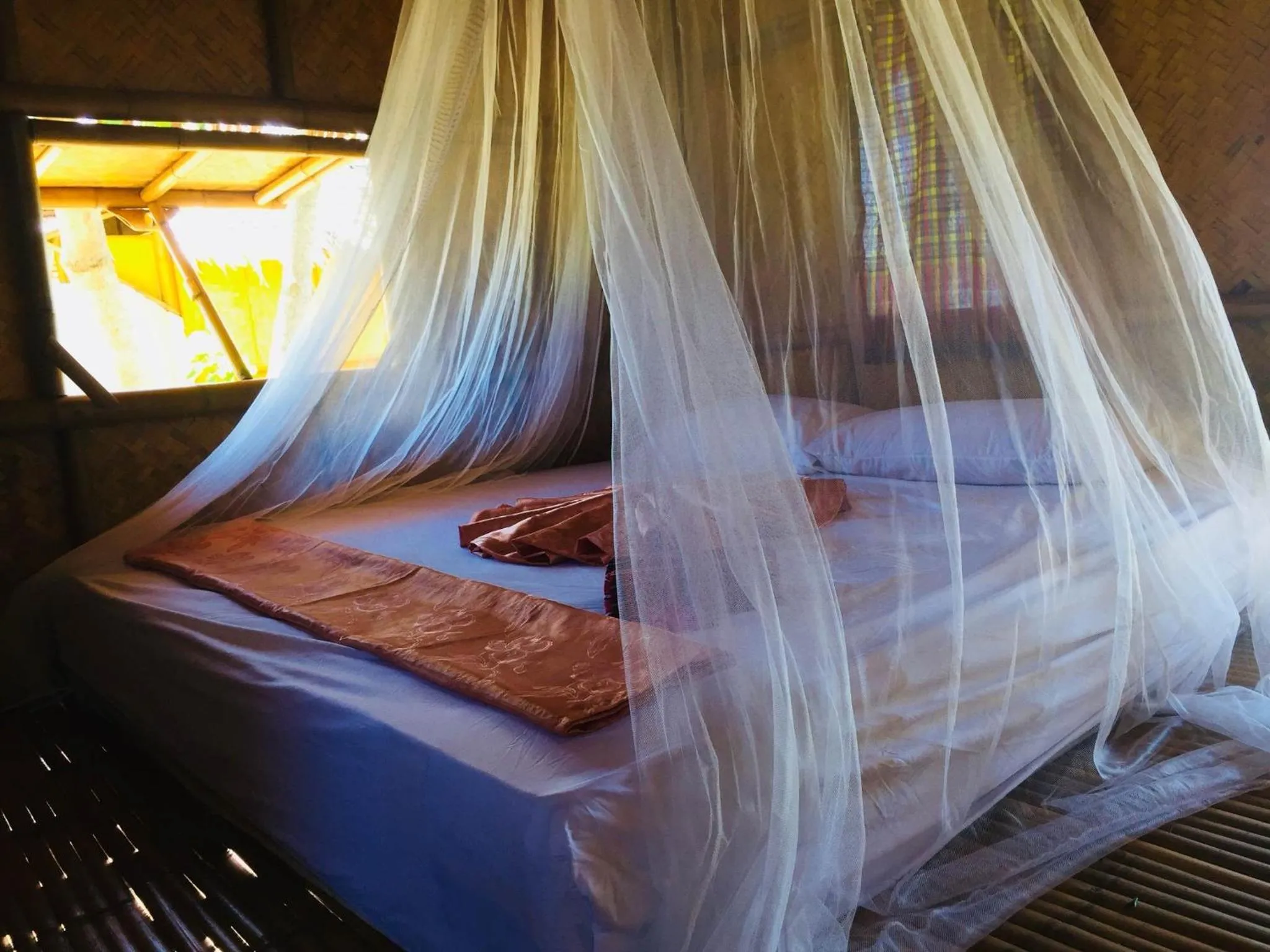Bed in Koh Phaluai Beach Bangalow