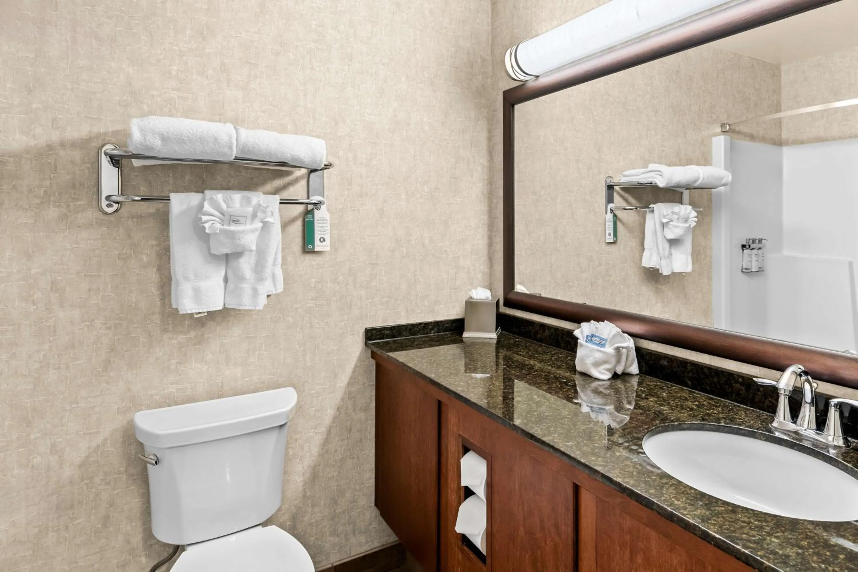 Bathroom in Heartland Inn & Suites, SureStay Collection by Best Western