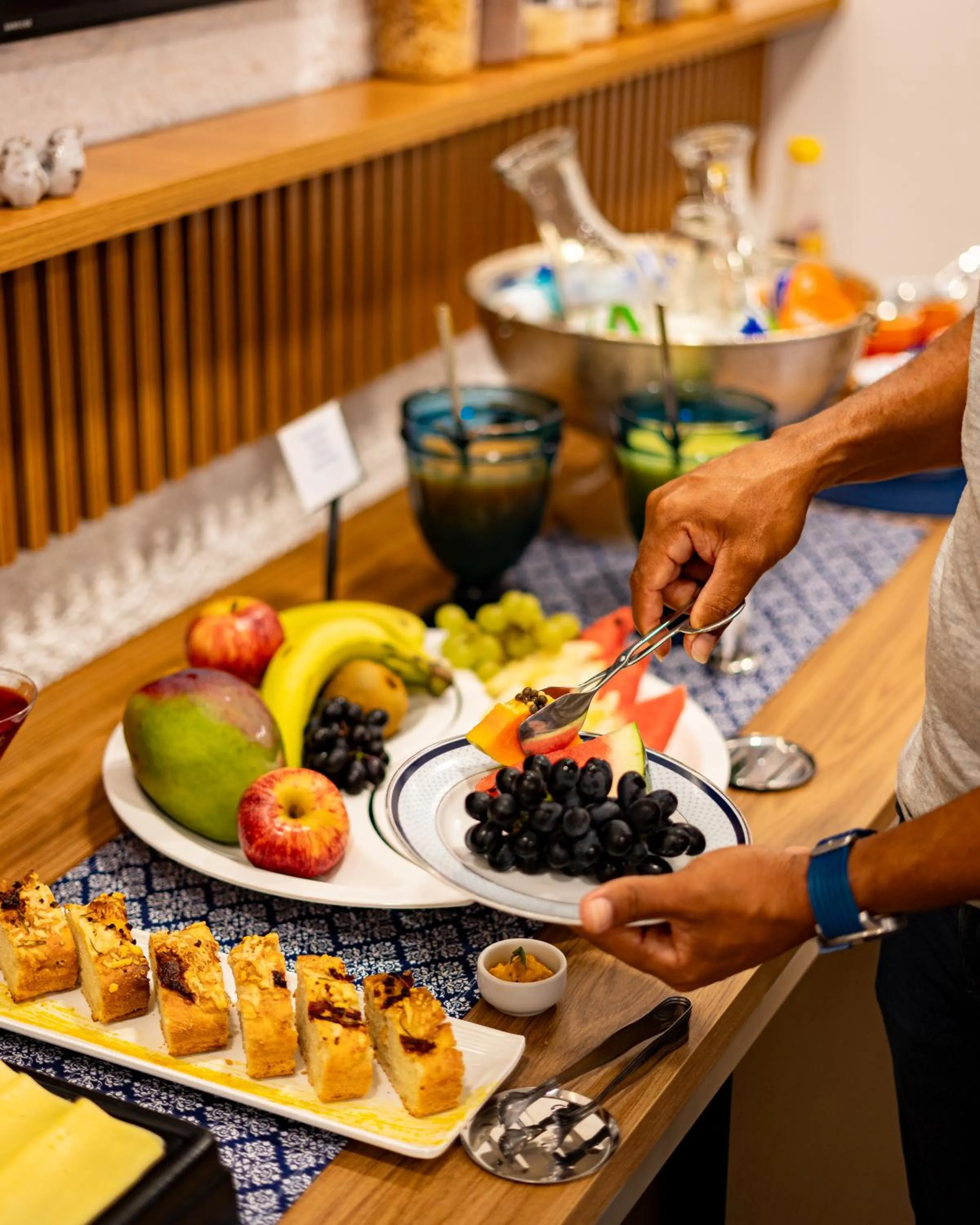 Food in Pousada Santorini