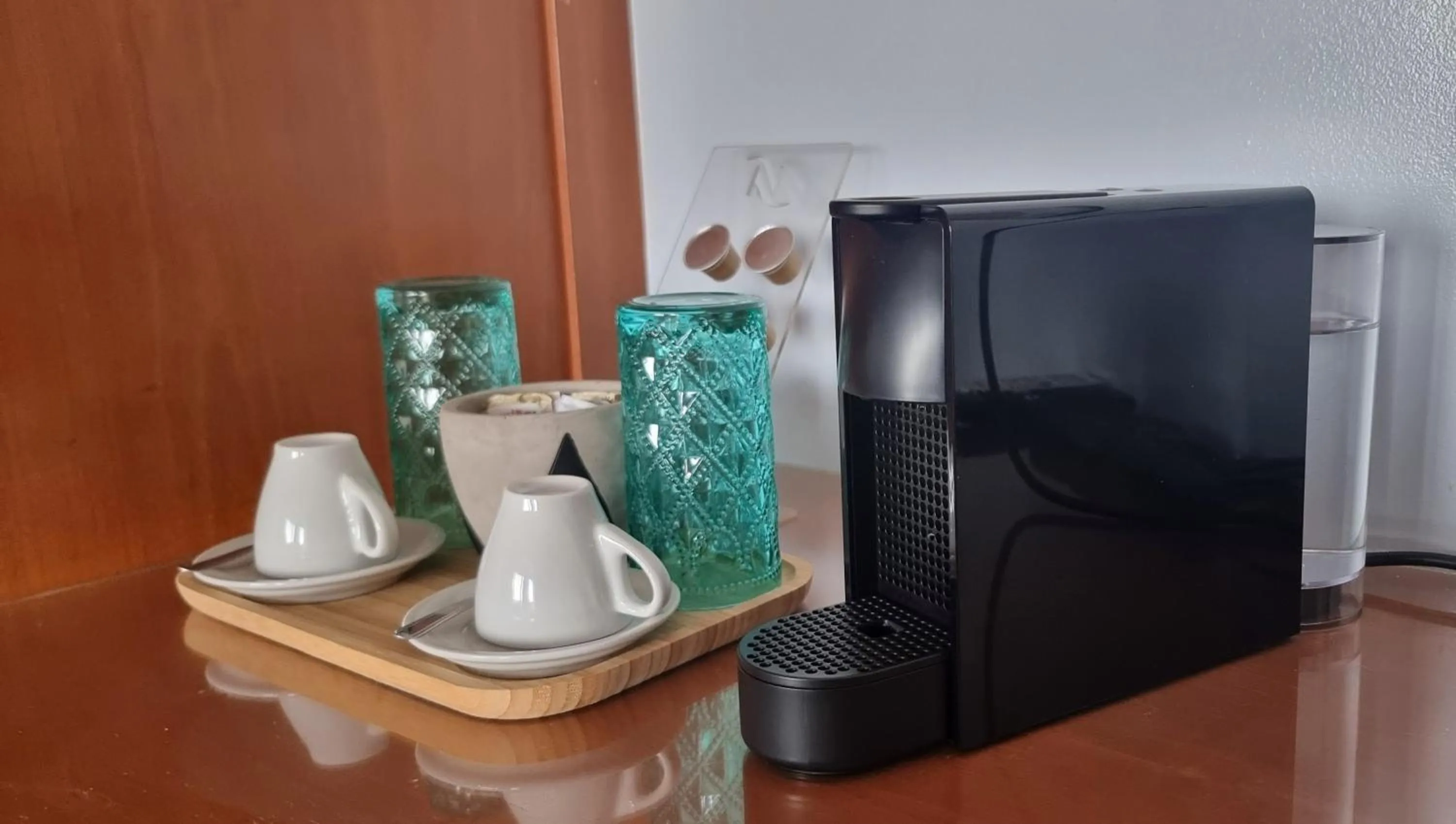 Coffee/tea facilities in Pousada Santorini