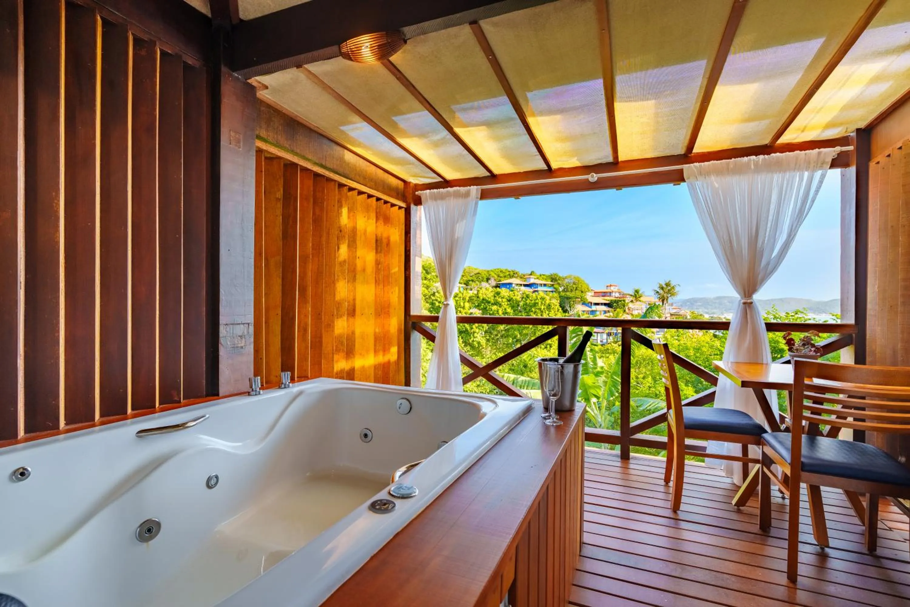 Natural landscape in Pousada Santorini