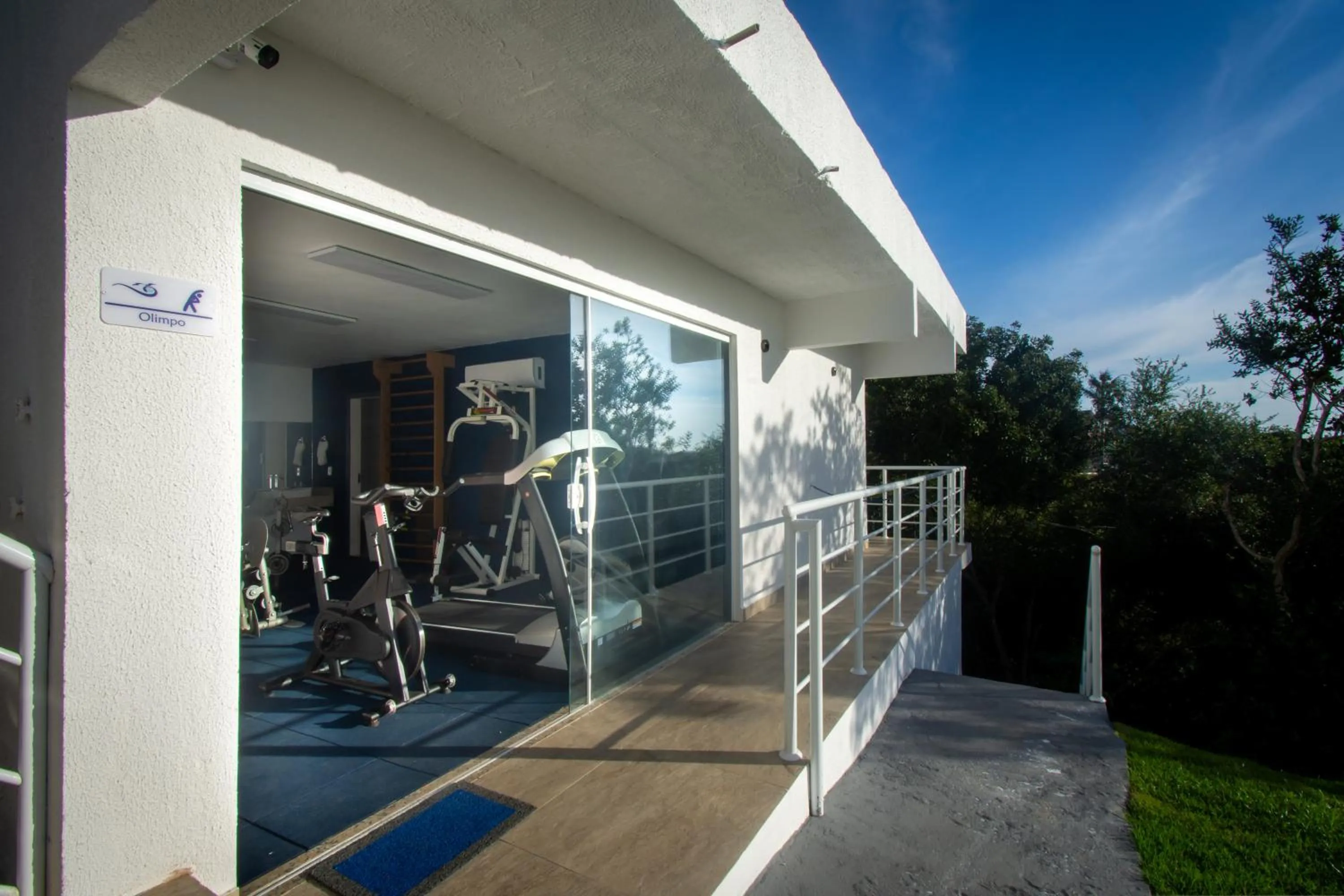 Fitness centre/facilities in Pousada Santorini