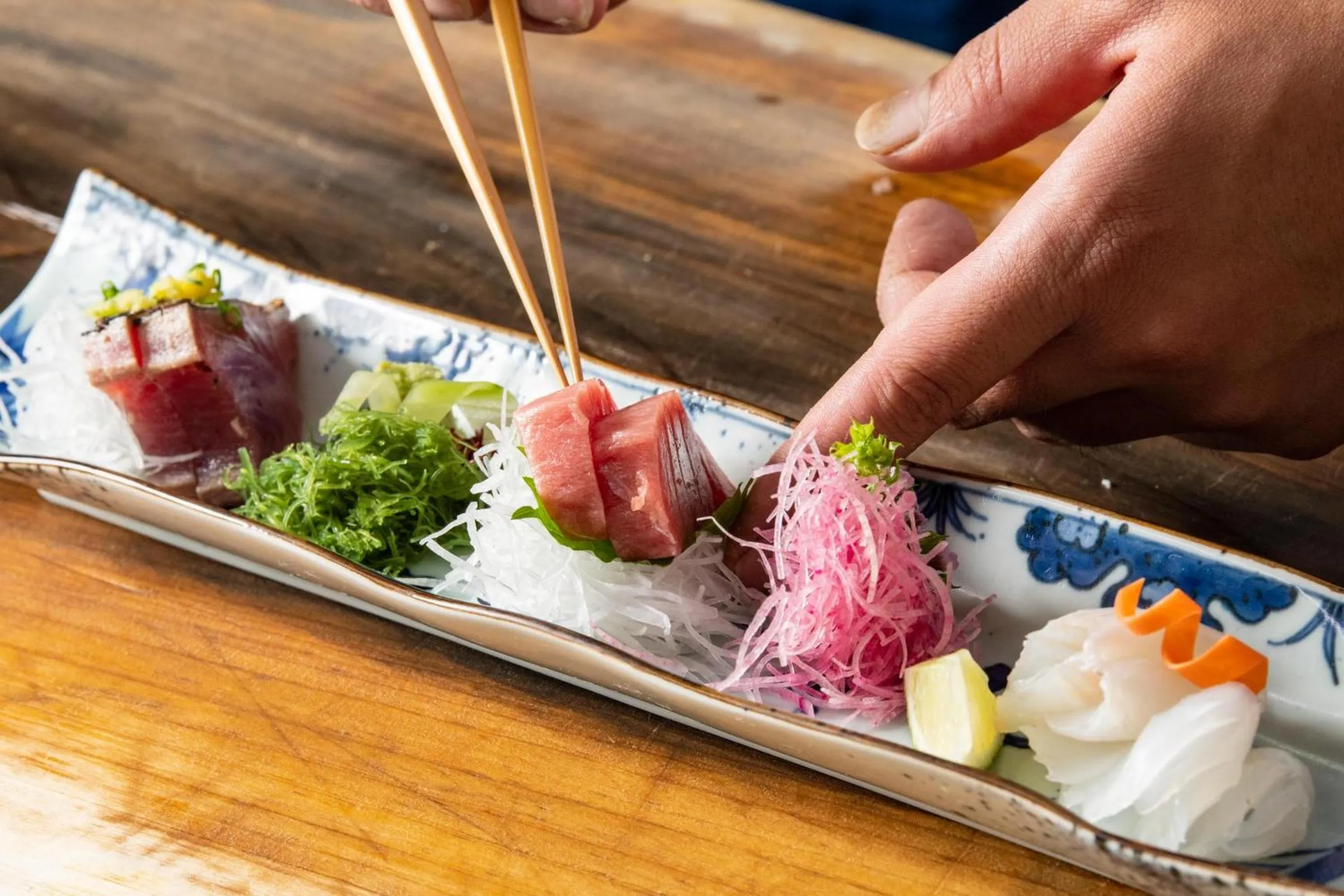 Food close-up in Atami Onsen Sakuraya Ryokan