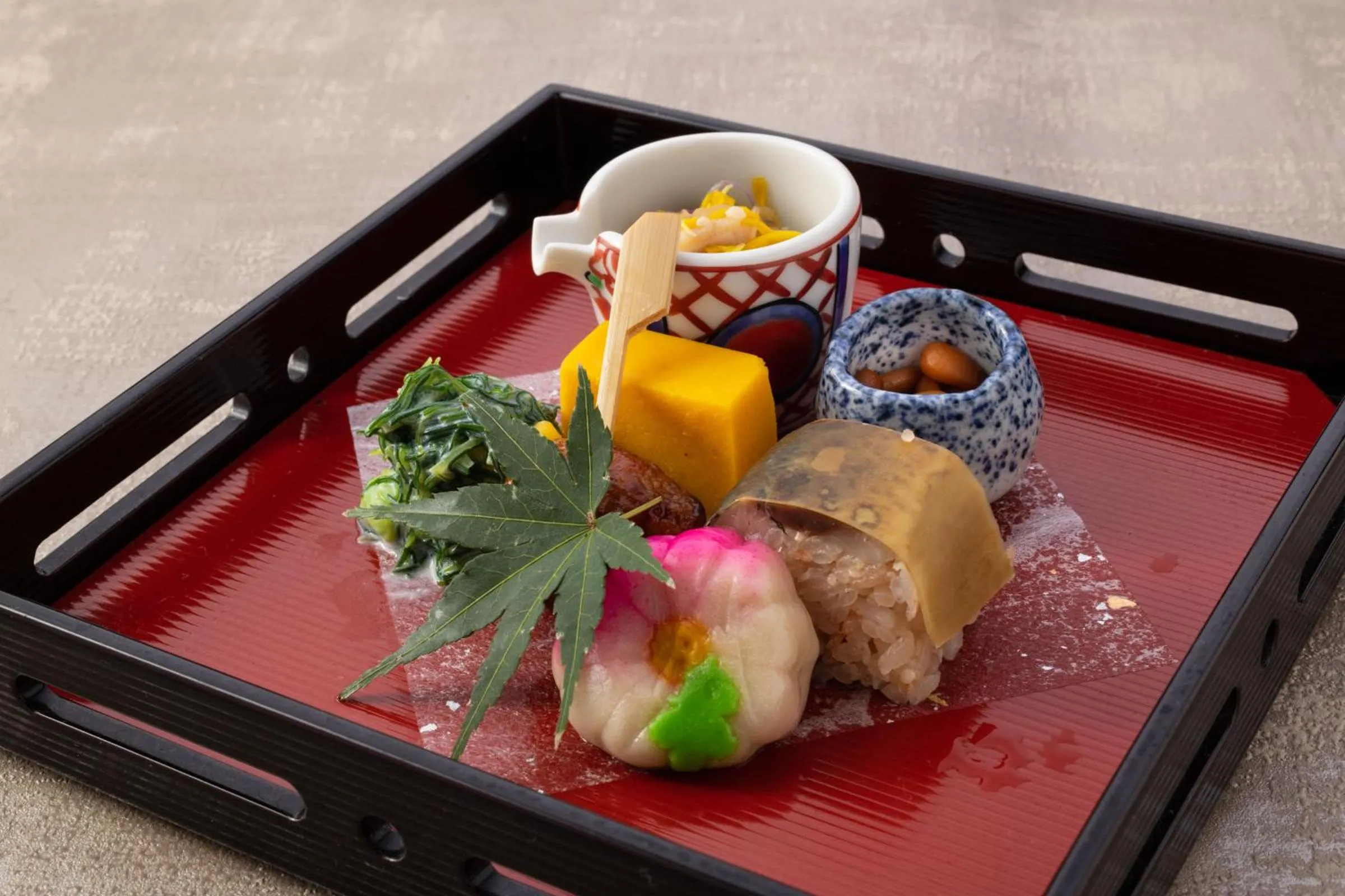 Food close-up in Atami Onsen Sakuraya Ryokan