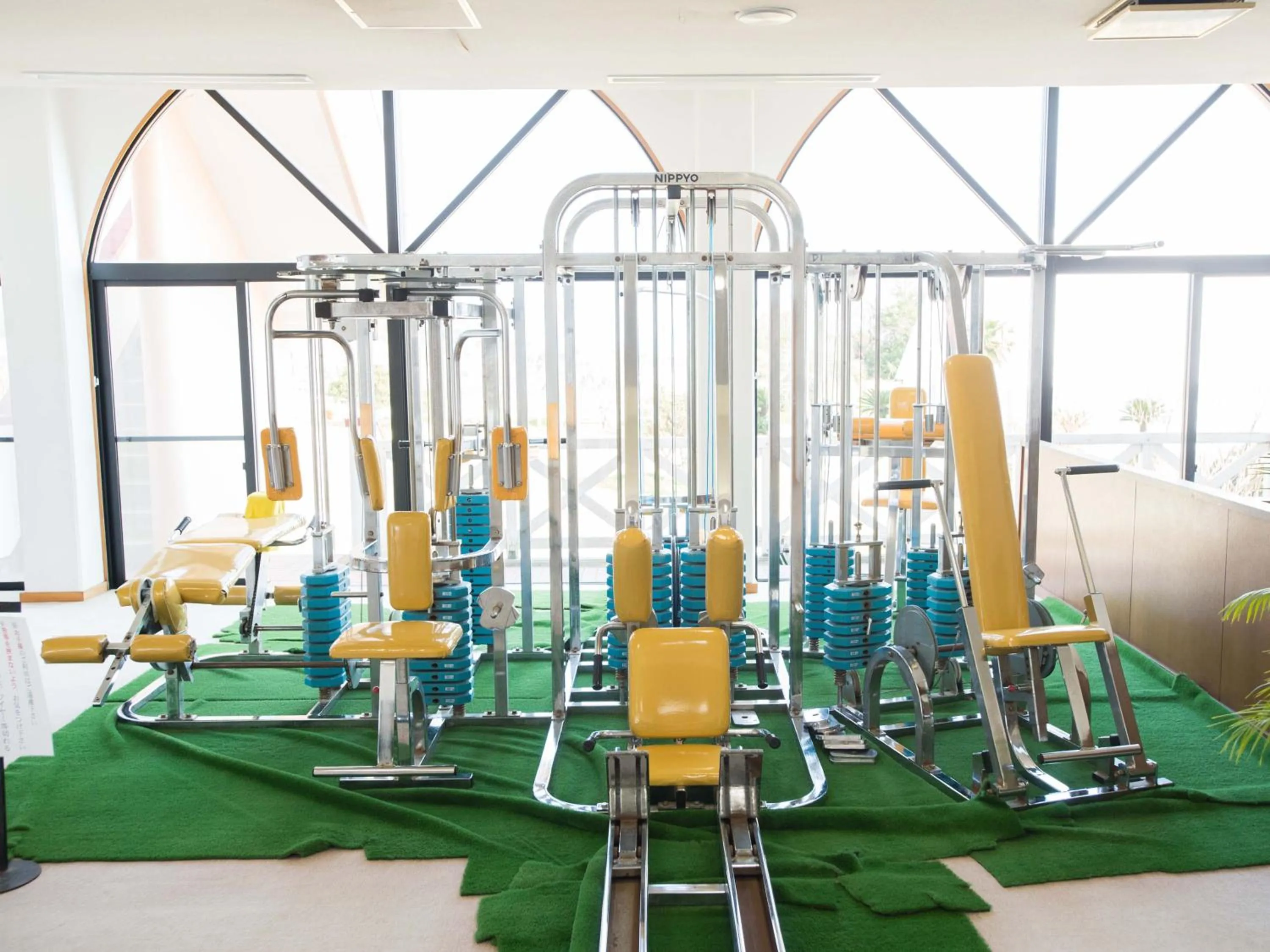 Fitness centre/facilities in Resort Hotel Umibe no Kajuen